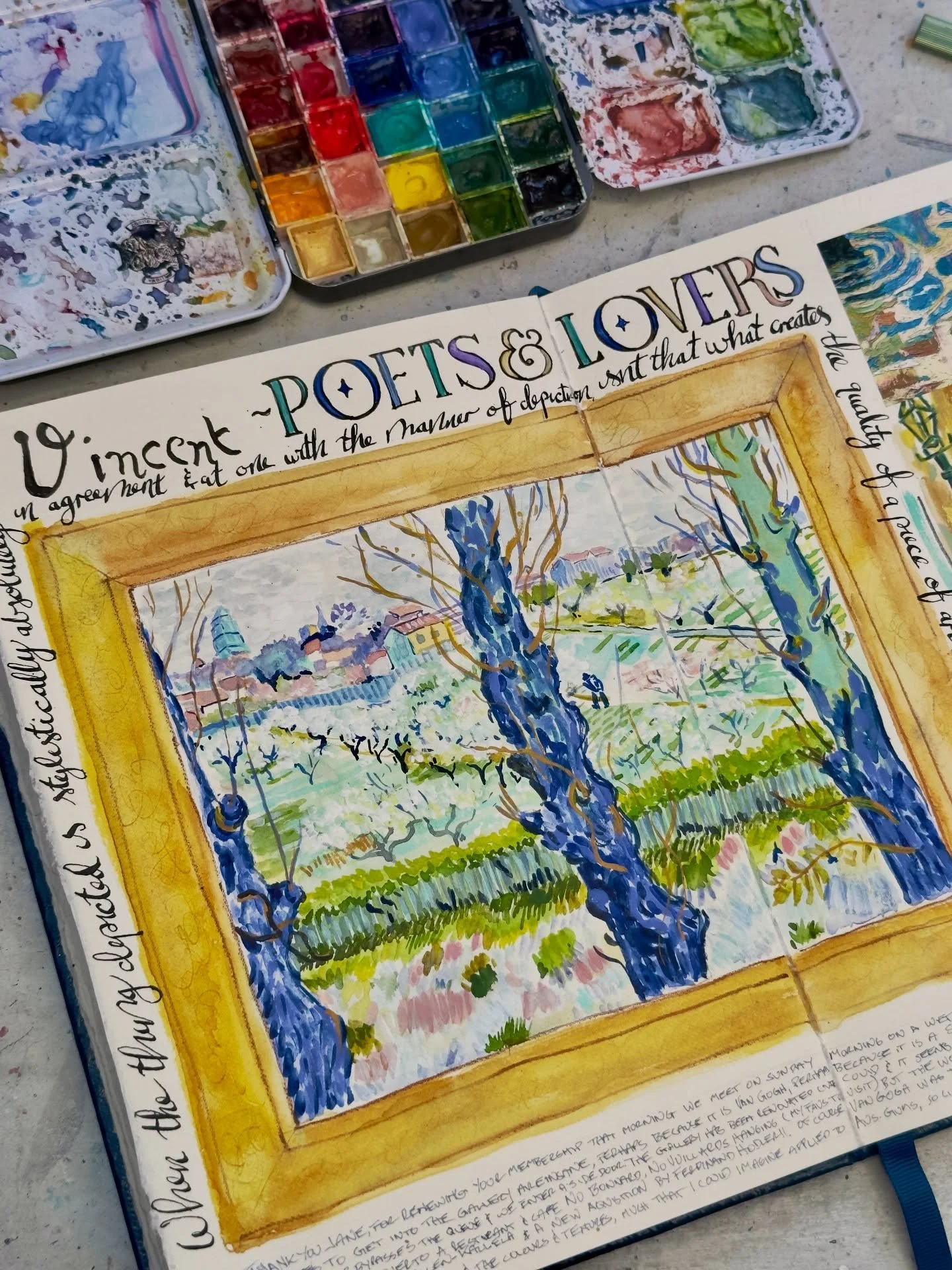 Poets &amp; Lovers at the @nationalgallery There&rsquo;s always more Van Gogh&rsquo;s to fall in love with, so many pieces that speak right to your soul in visceral ways. This exhibition was filled with ones I&rsquo;d not seen before and that left de