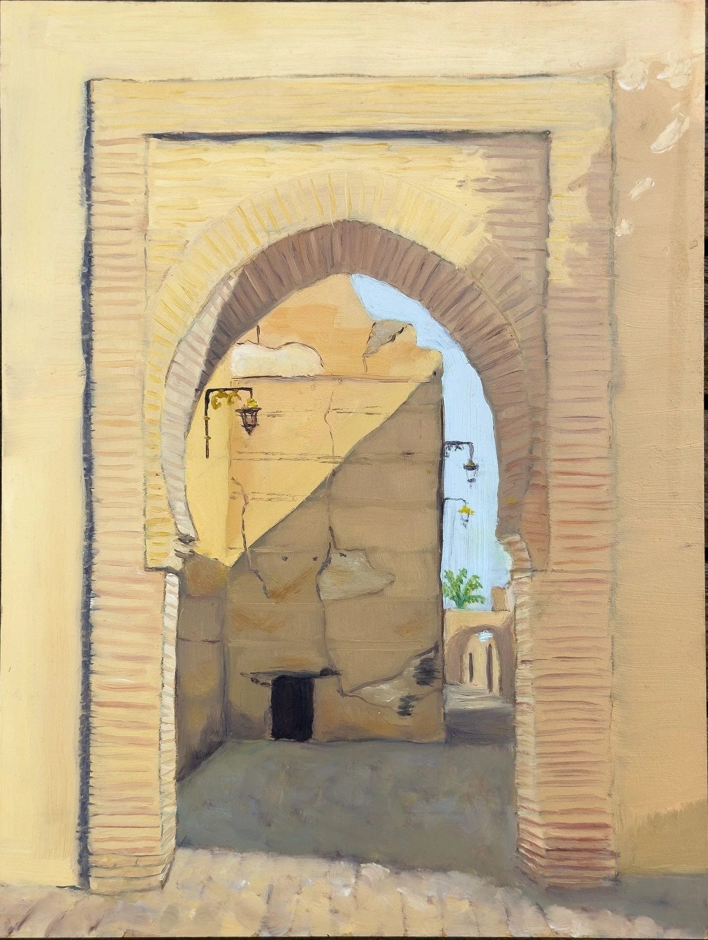 Another piece from my Marrakech series.
Oil on board, 9x12&rdquo;