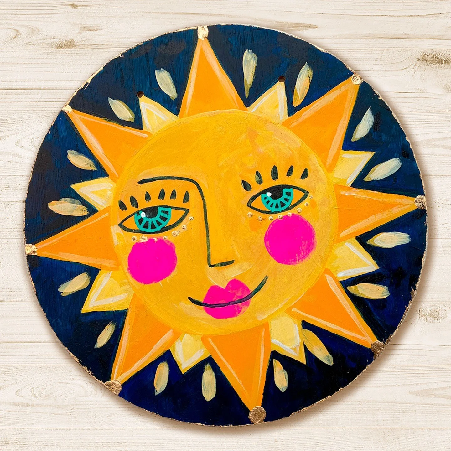 I'm waving to you from a glorious Spring day in my world, perhaps you have a lovely sunny Autumn day in yours, either way, it seems perfect for today's  Make Create Express 2026 lesson with Eulalia Mejia:⁠
⁠
Sunshine⁠
⁠
Using vibrant acrylics and shi