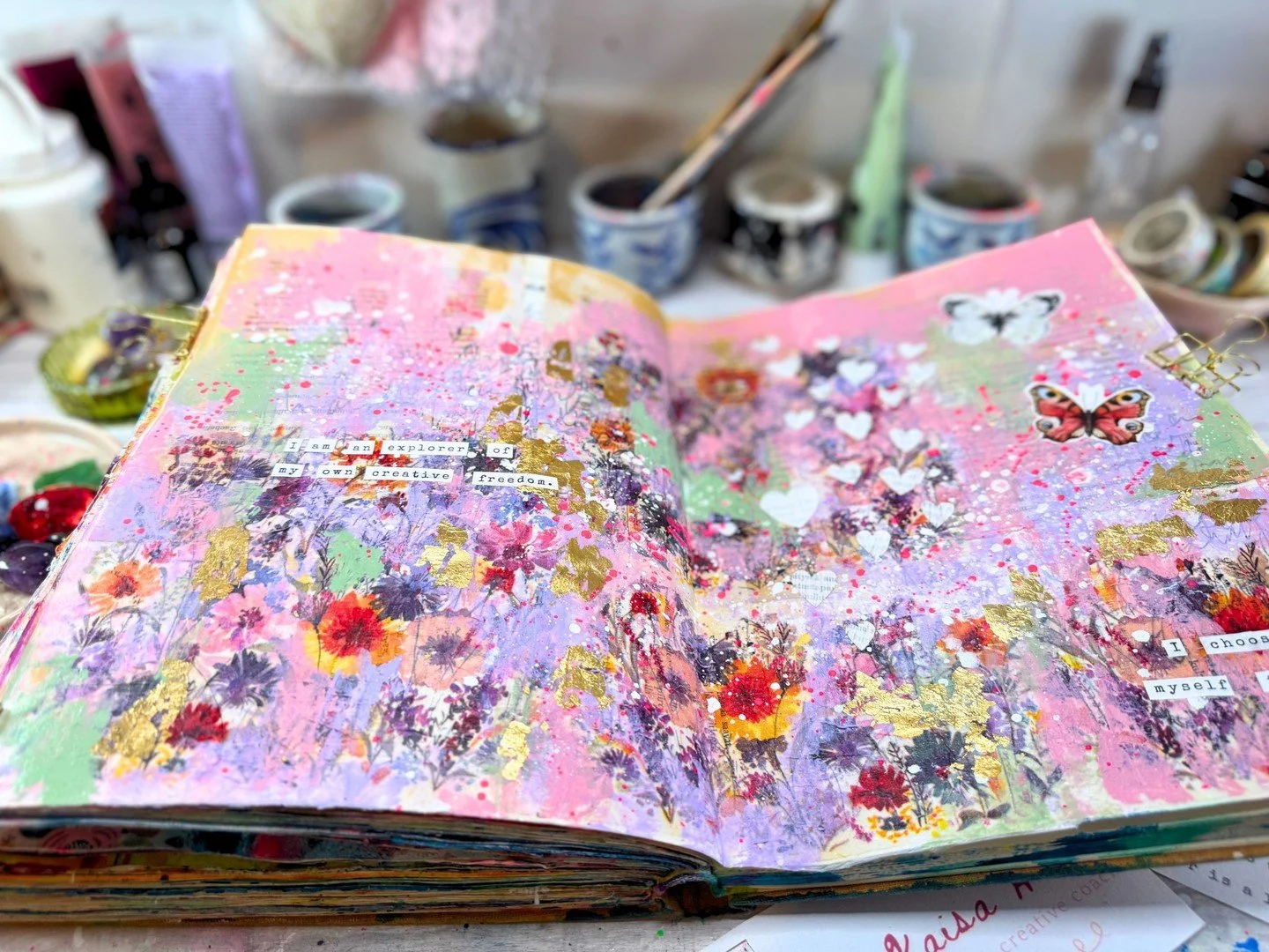 This week in the Make Create Express 2026 workshop we have a lovely lesson with Kaisa Hart:⁠
⁠
Creative Reset for Busy Minds: Celebrate Small Creative Moments⁠
⁠
"A mindful art journaling practice designed to bring lightness and joy into daily l