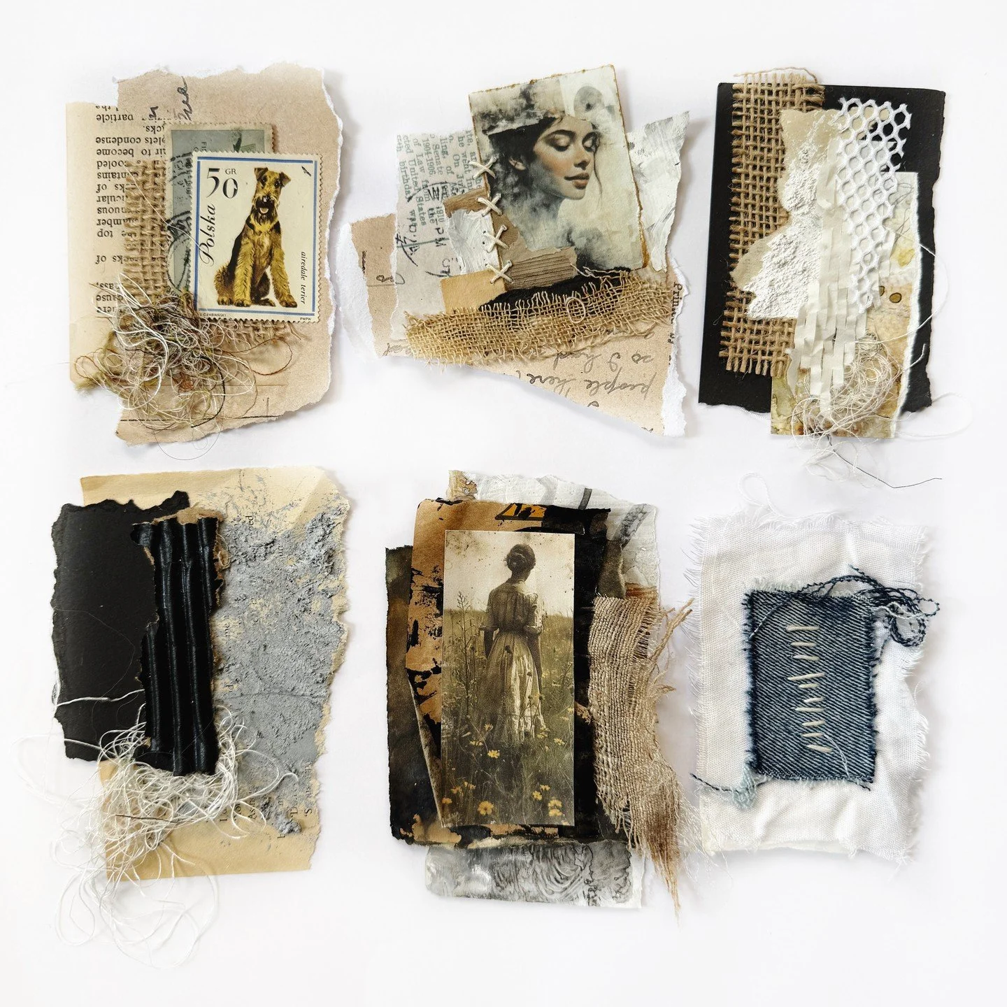 This week in the Make Create Express workshop we have two lessons, one of them is:⁠
⁠
Gathered Beauty: Creating Intuitive Collage Clusters from the Ordinary &mdash; Debasree Dey⁠
⁠
"This lesson focuses on creating intuitive collage clusters usin