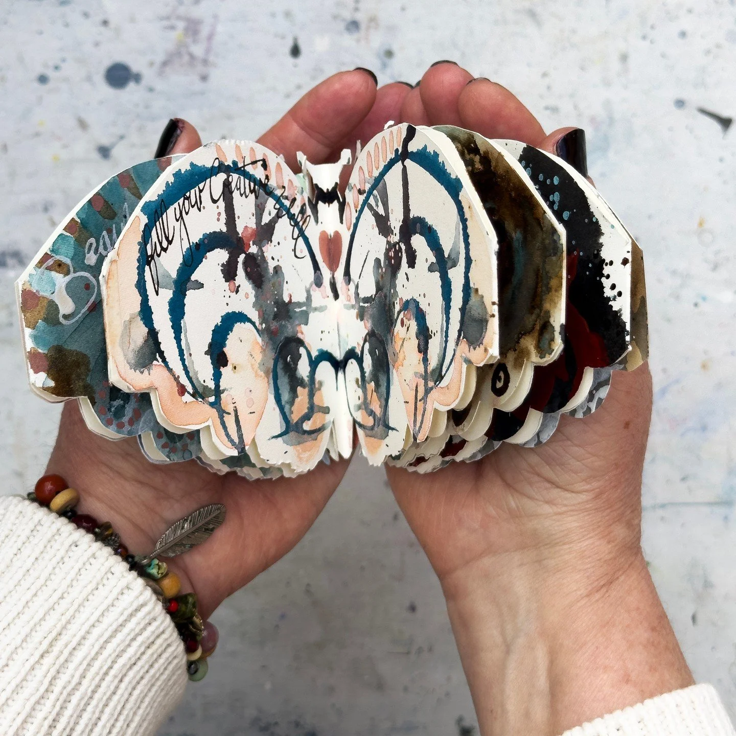 This week in the Make Create Express workshop we continue our celebration of the creative cycles with Galia Alena⁠
⁠
Moth Concertina⁠
⁠
Continue celebrating the creative cycle, this time with the moth as our metaphor for transformation. We build a co