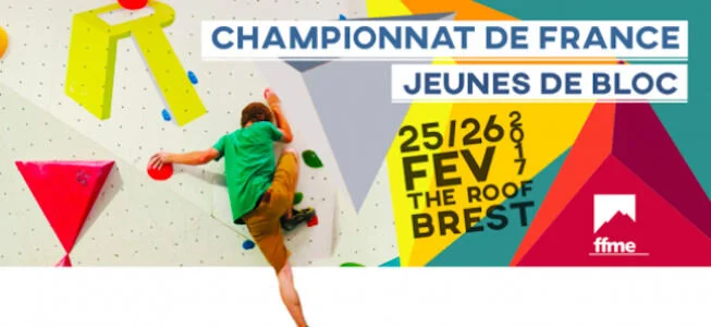 Championnat de France de Bloc Jeunes 2017 : Luce Douady Championne de France Minimes !