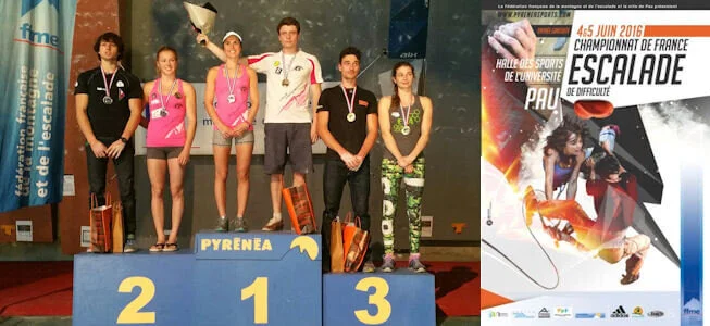 Championnat de France de difficulté Seniors : Gautier Supper et Mathilde Becerra en or !