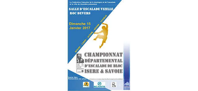 Championnat départemental de Bloc à Vizille