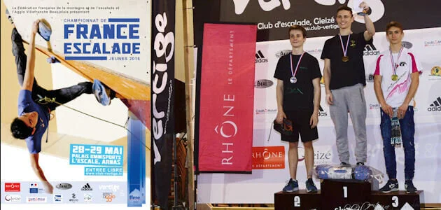 Championnats de France Jeunes : Léo Ferrera sur la 3ième marche du podium
