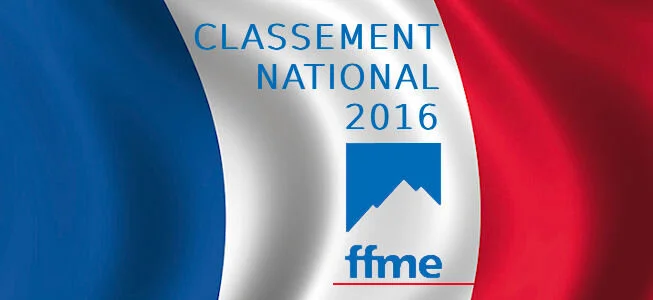 CLASSEMENT NATIONAL FFME 2016: Chambéry Escalade, club numéro 2 français