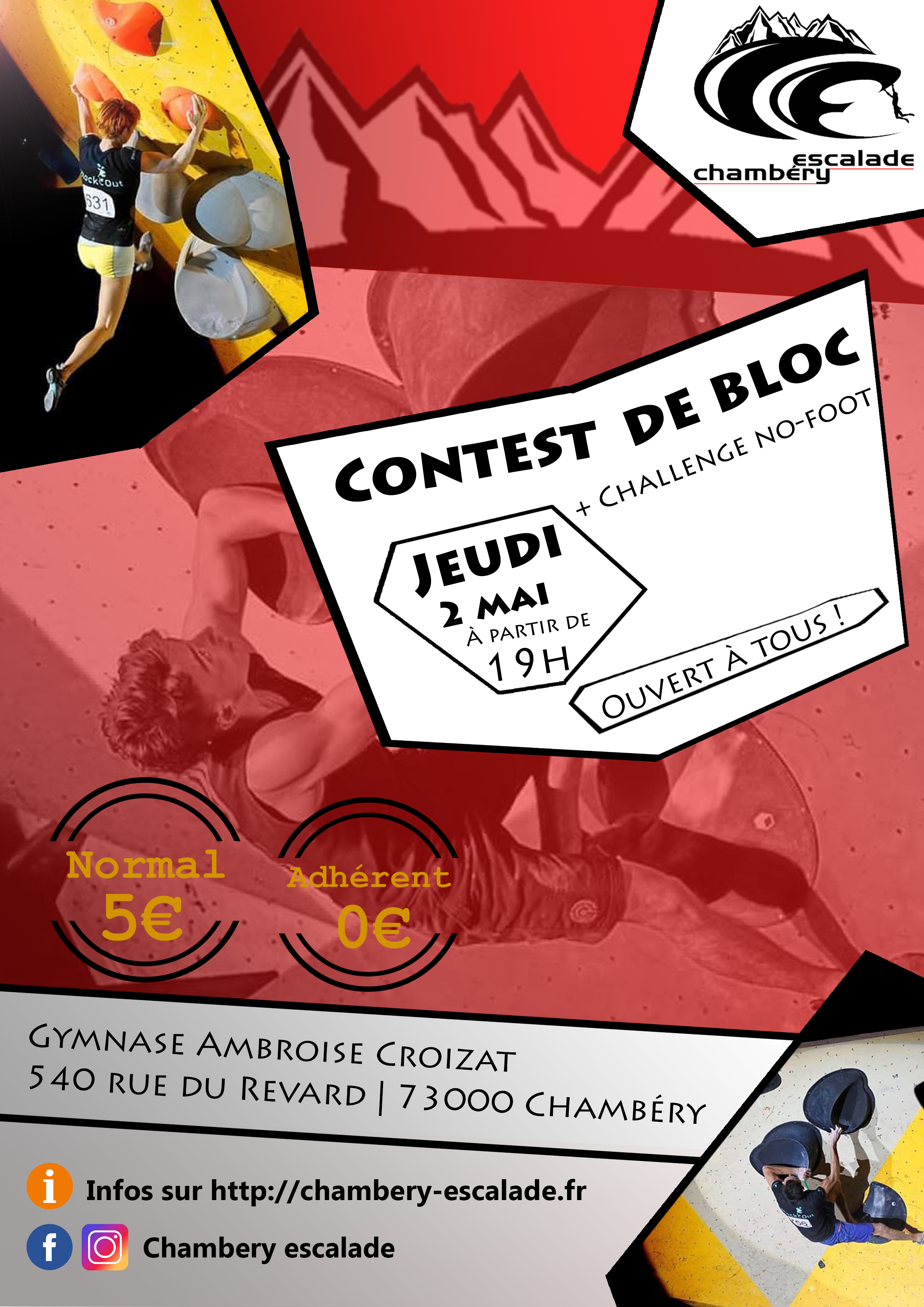 Contest ouvert à tous le 2 mai à Croizat !!!