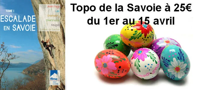 C'est le printemps, sortons en Falaise : le topo de la Savoie à 25€ !