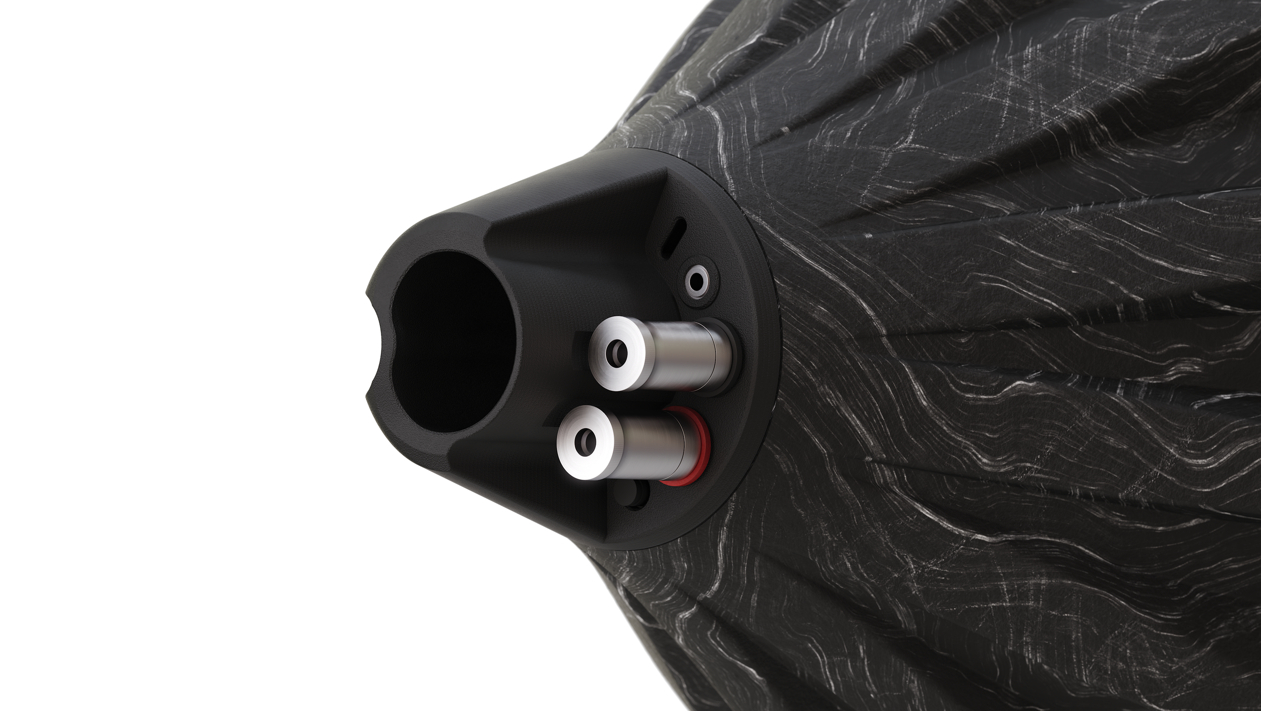 Devoon Marble Series.AnthriciteBlack 3D Printed Back Close Up.99.png