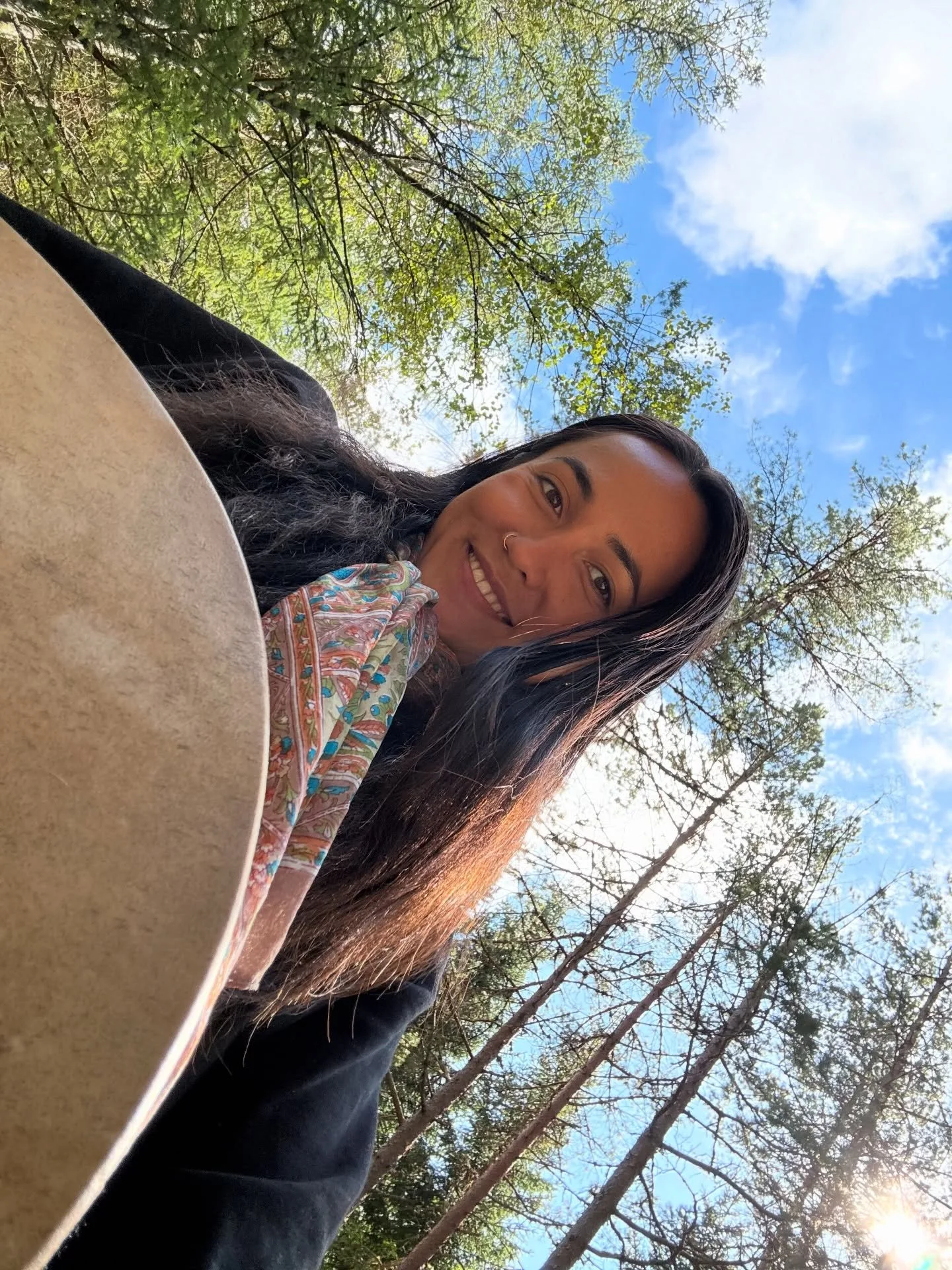 I gave birth to a drum.

That&rsquo;s what they call it when you push though 24 hours of making a drumstick and a sacred drum. All materials locally sourced in Sogn. A fjord where my ancestors lived many years ago. 

Spending 5 days doing work that I