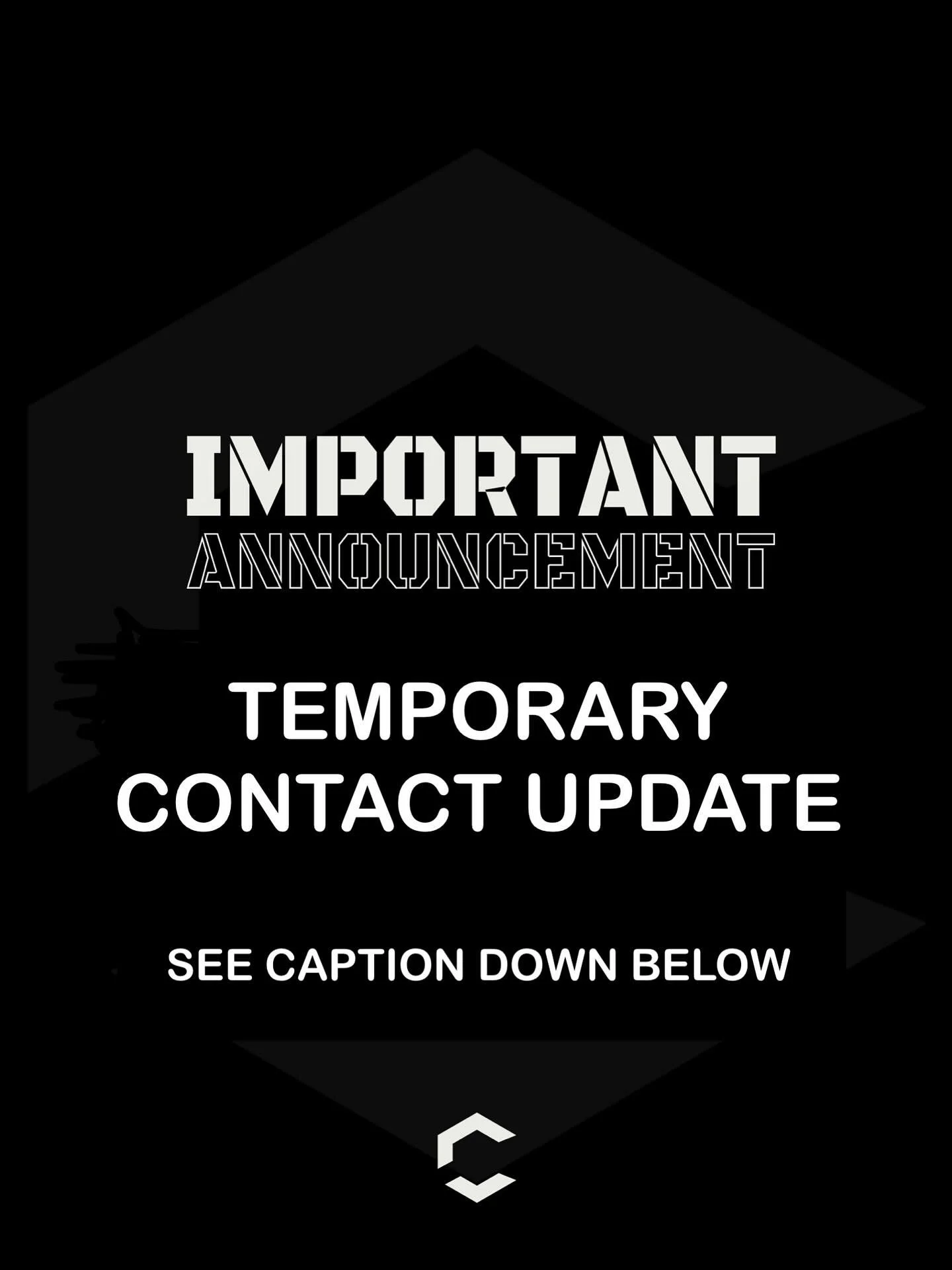 IMPORTANT ANNOUNCEMENT
Temporary Contact Update

Hey everyone, quick heads up. Our website is currently down and our usual email isn&rsquo;t working right now. If you need anything, questions about the gym/memberships or just want to say hi😁 please 