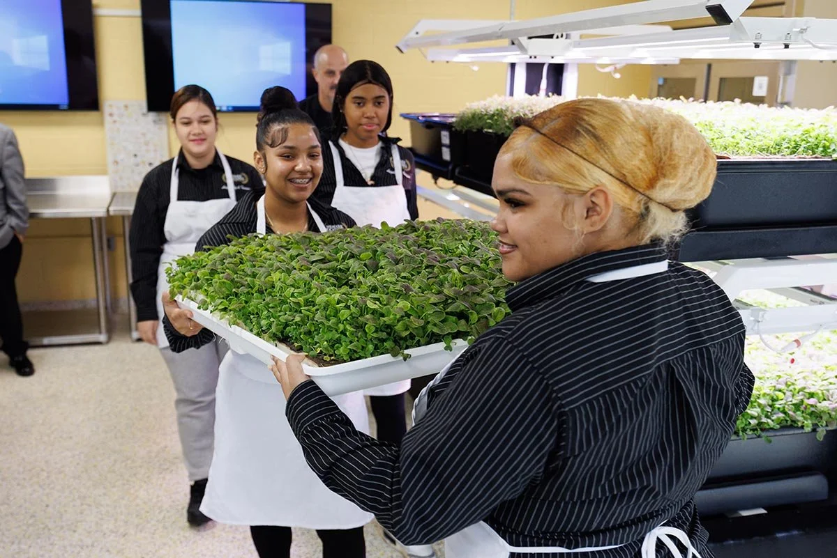 Newark Vocational High School Hosts “Farm-to-Table First Harvest” with Inspired Growing</span>