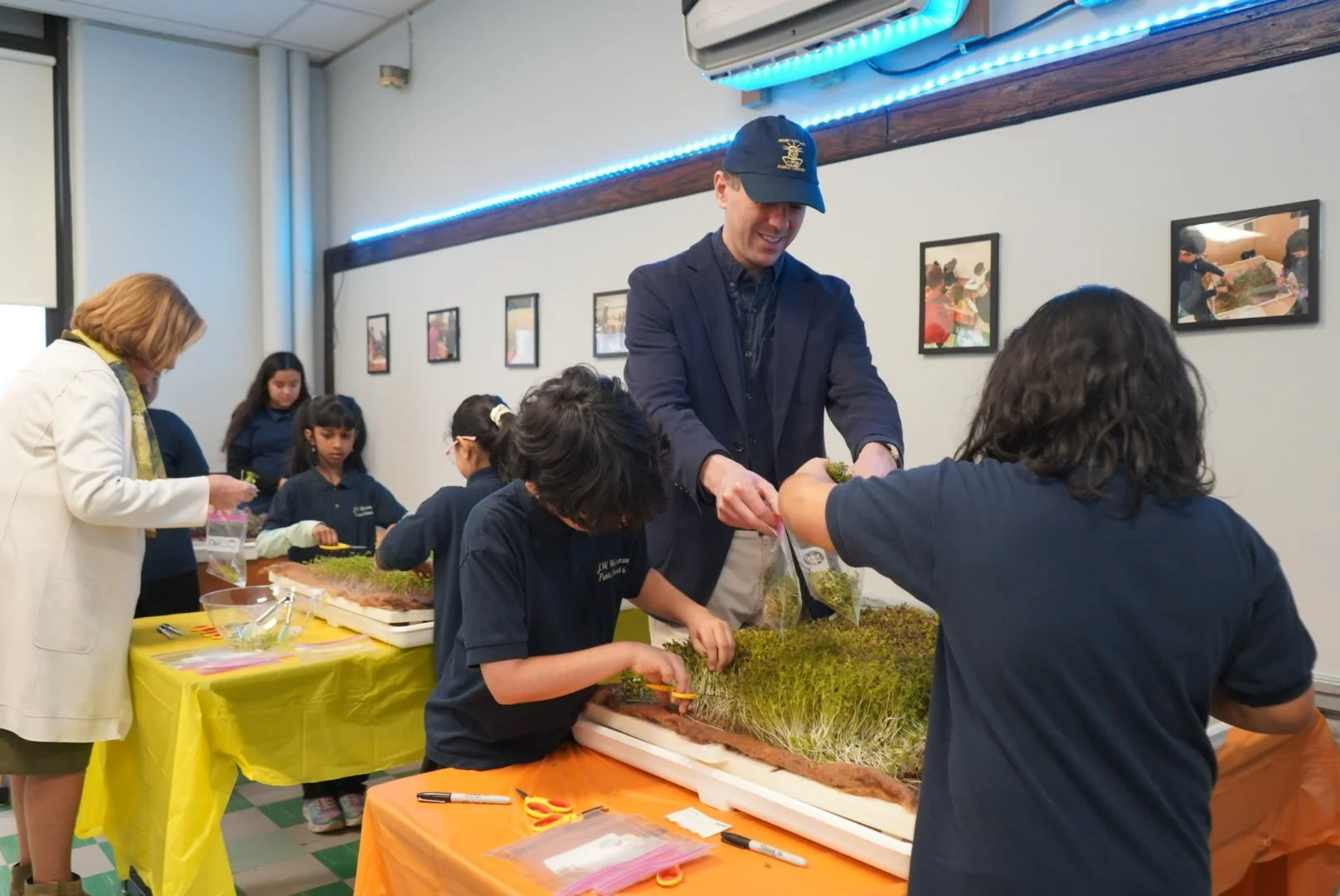 Rep. Rob Menendez Visiting an Inspired Growing Farm at Wakeman Elementary
