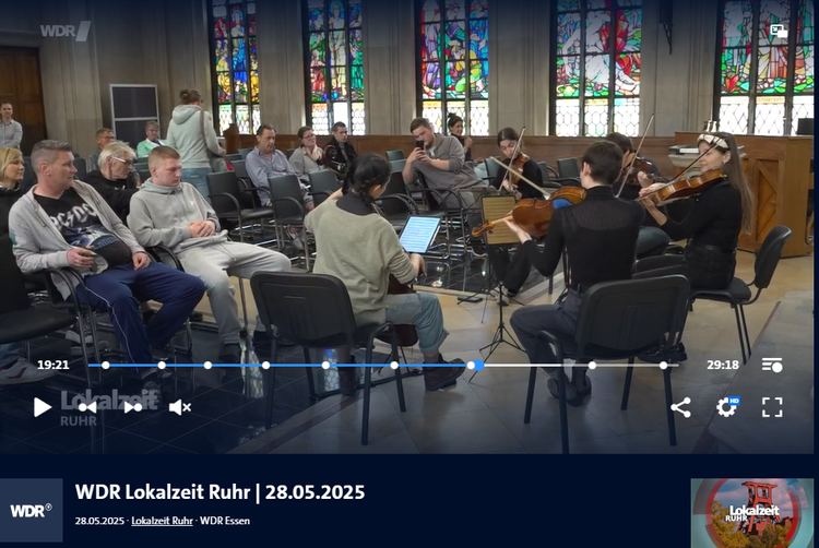 WDR Lokalzeit Ruhr (ab Min. 18:40, Mai 2025)
