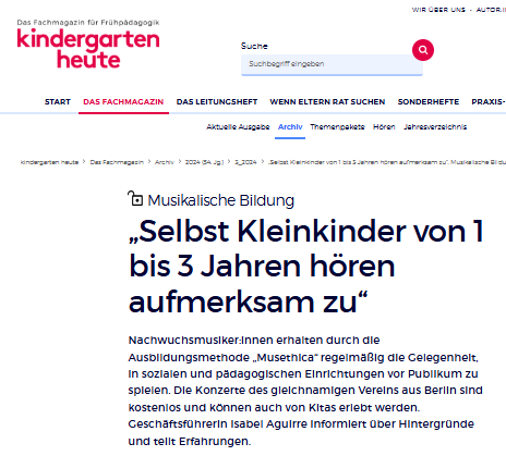 kindergarten heute (Sommer 2024)
