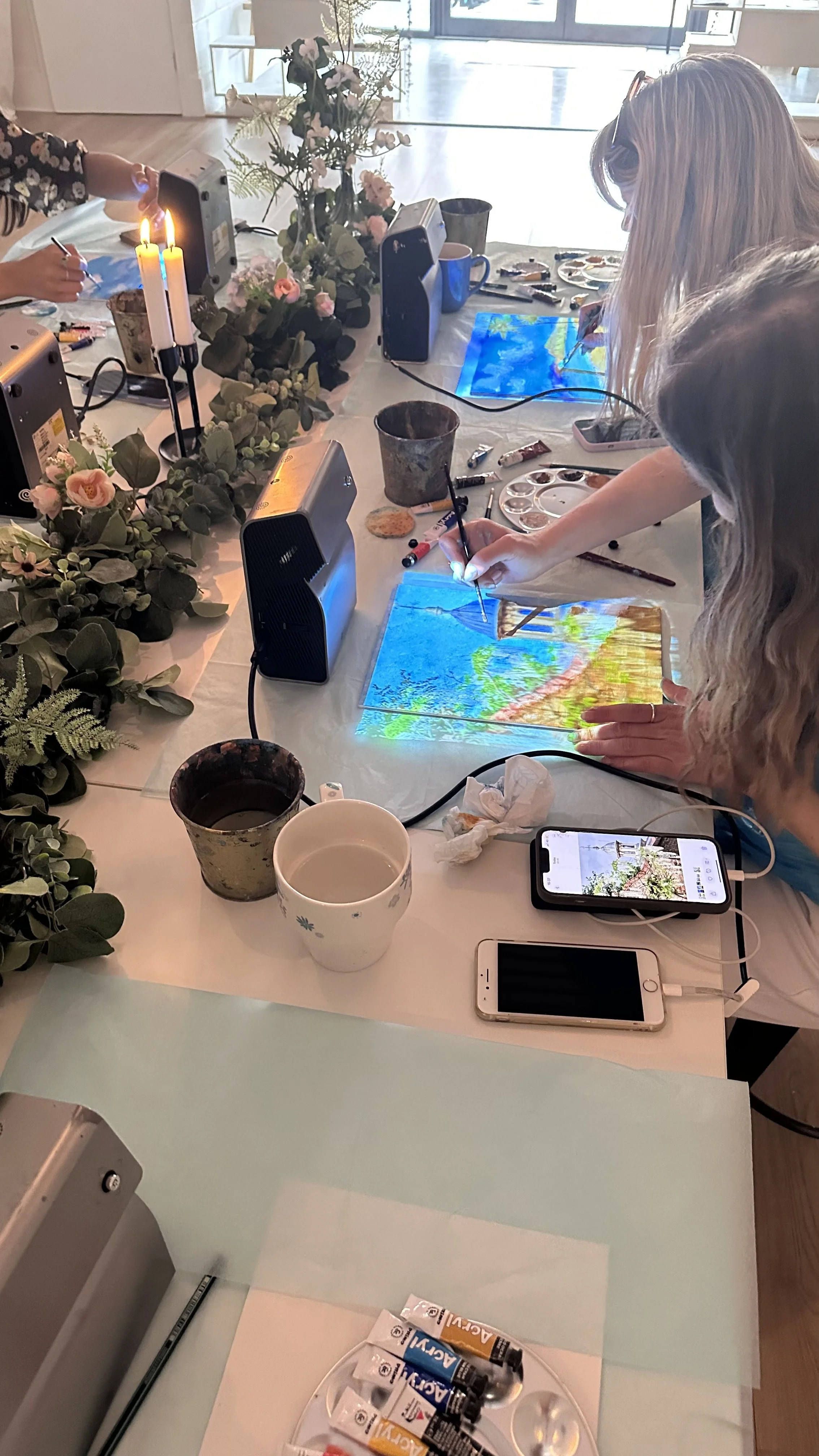 Mindful Painting Experience with Projector . 19 SEP (SAT)