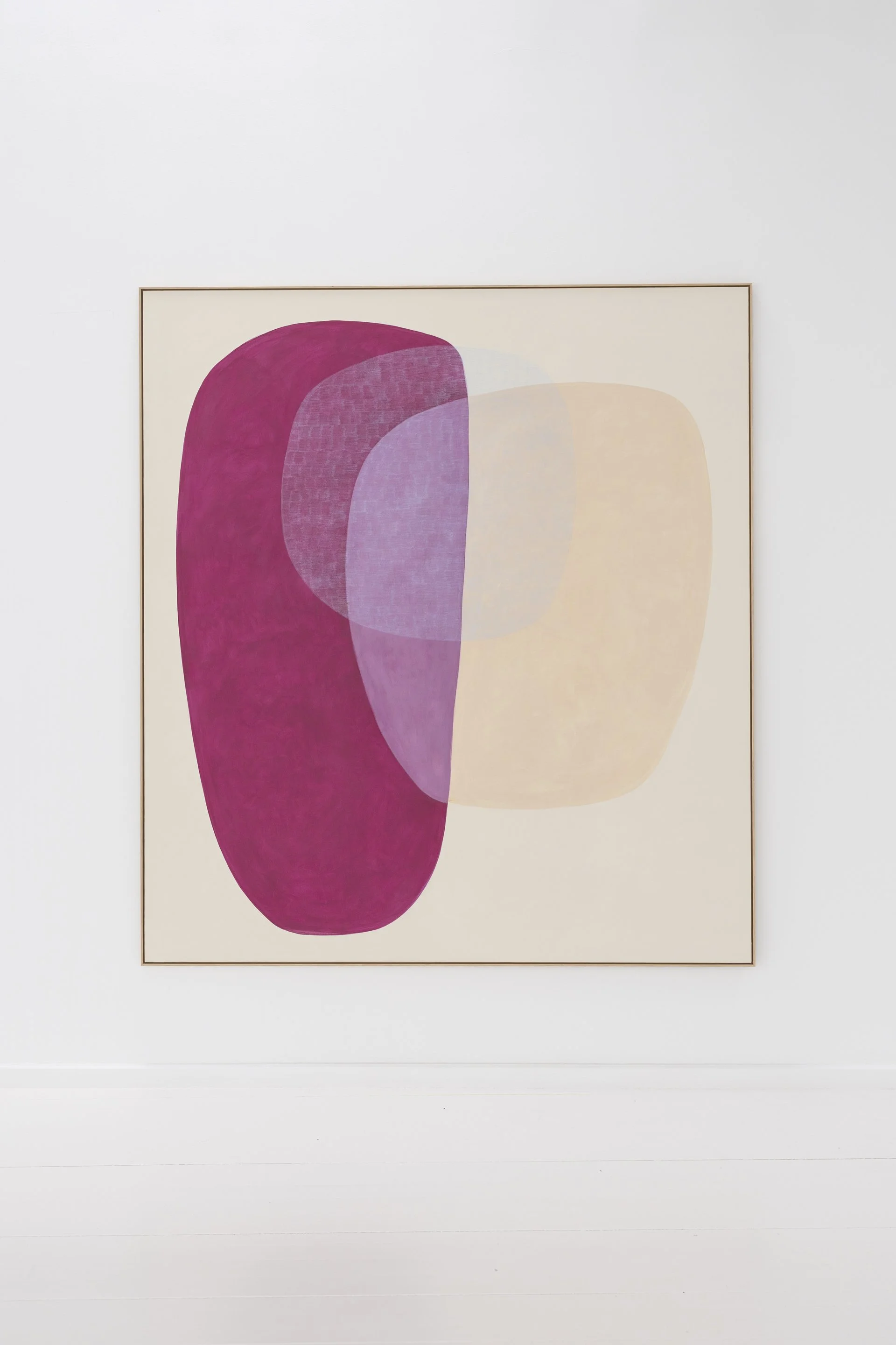 Maru Quiñonero, La Memoria, 2025, Acrylic and pencil on canvas, 79.7 x 71.85 x 1.37 in, Framed