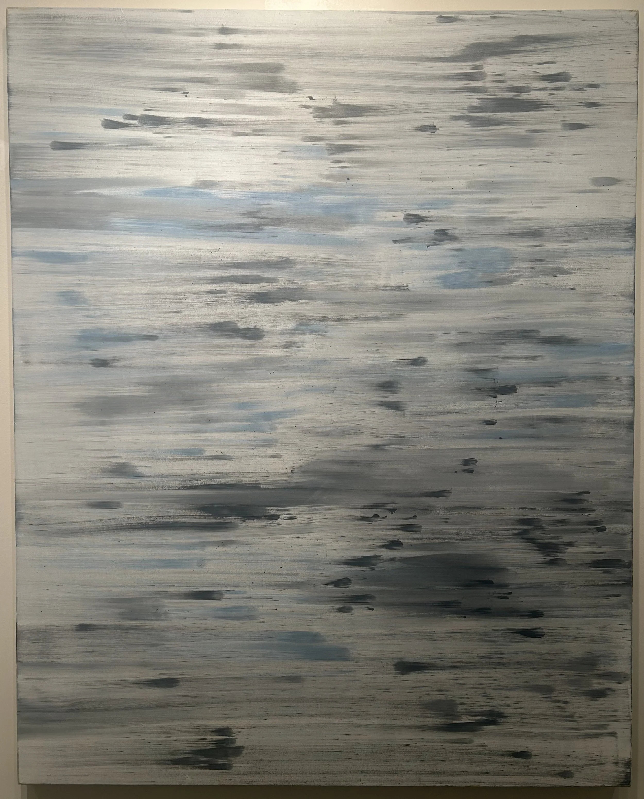 Karen Tompkins, Blur 3, 2015, Oil on canvas, 60 x 50 inches
