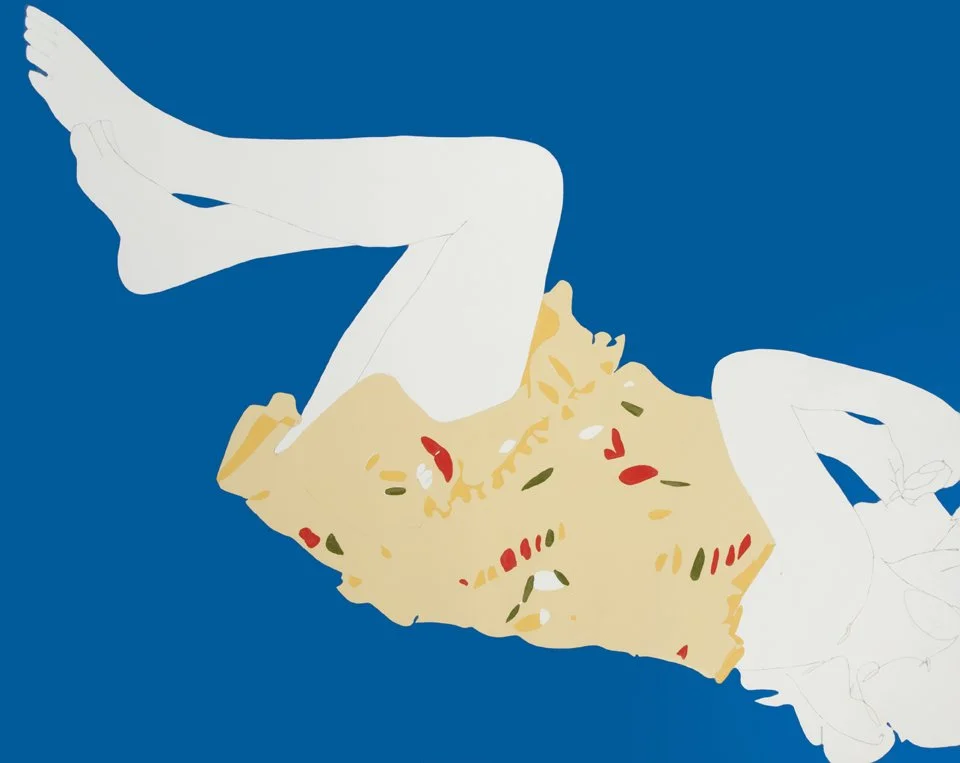 Natasha Law, Yellow Sand, 2010, Gloss on cartridge paper, 60 x 48 in