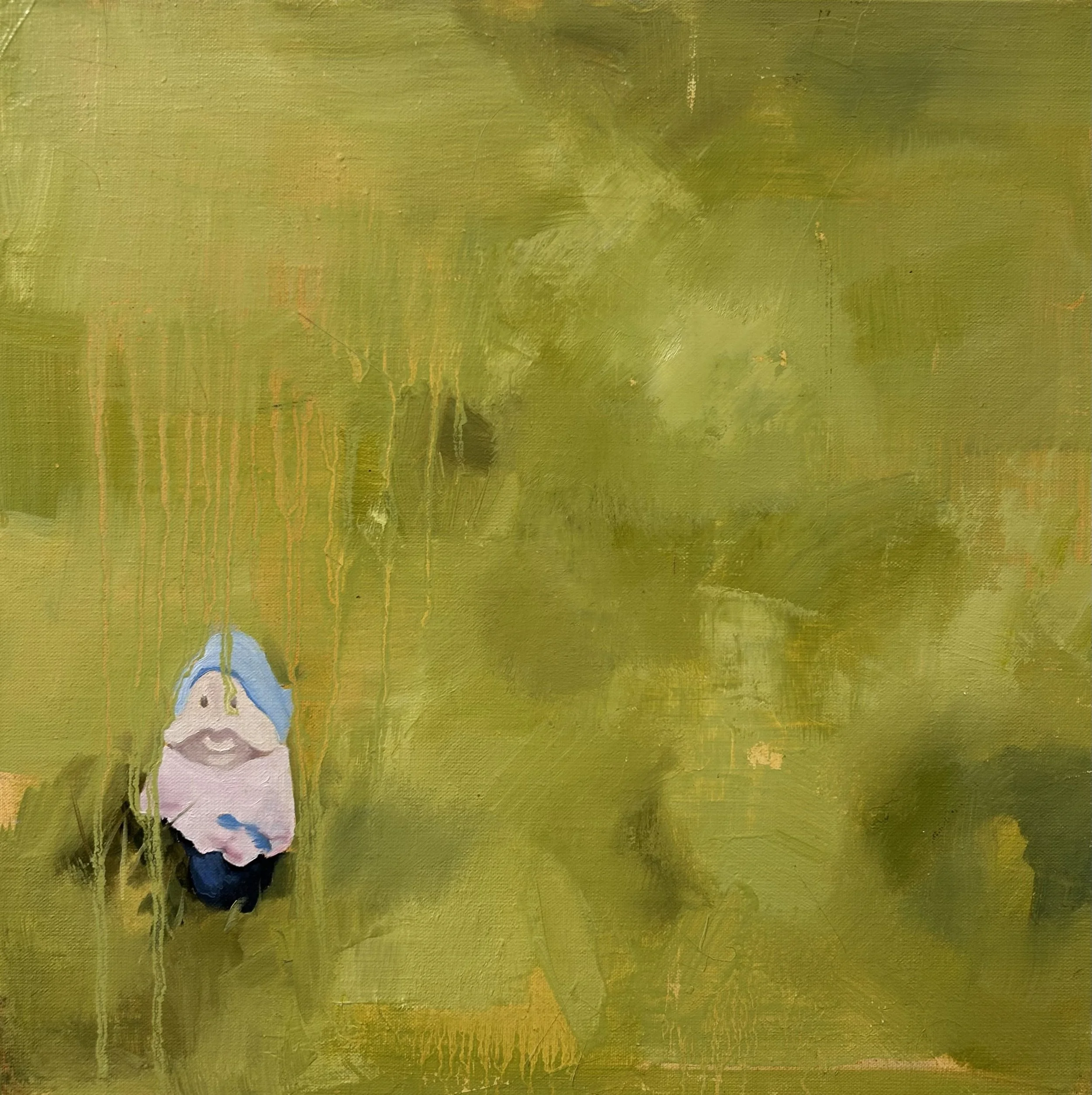 Holland Cunningham, Ornament, 2025, Oil on linen panel, 15.7 x 15.7 inches