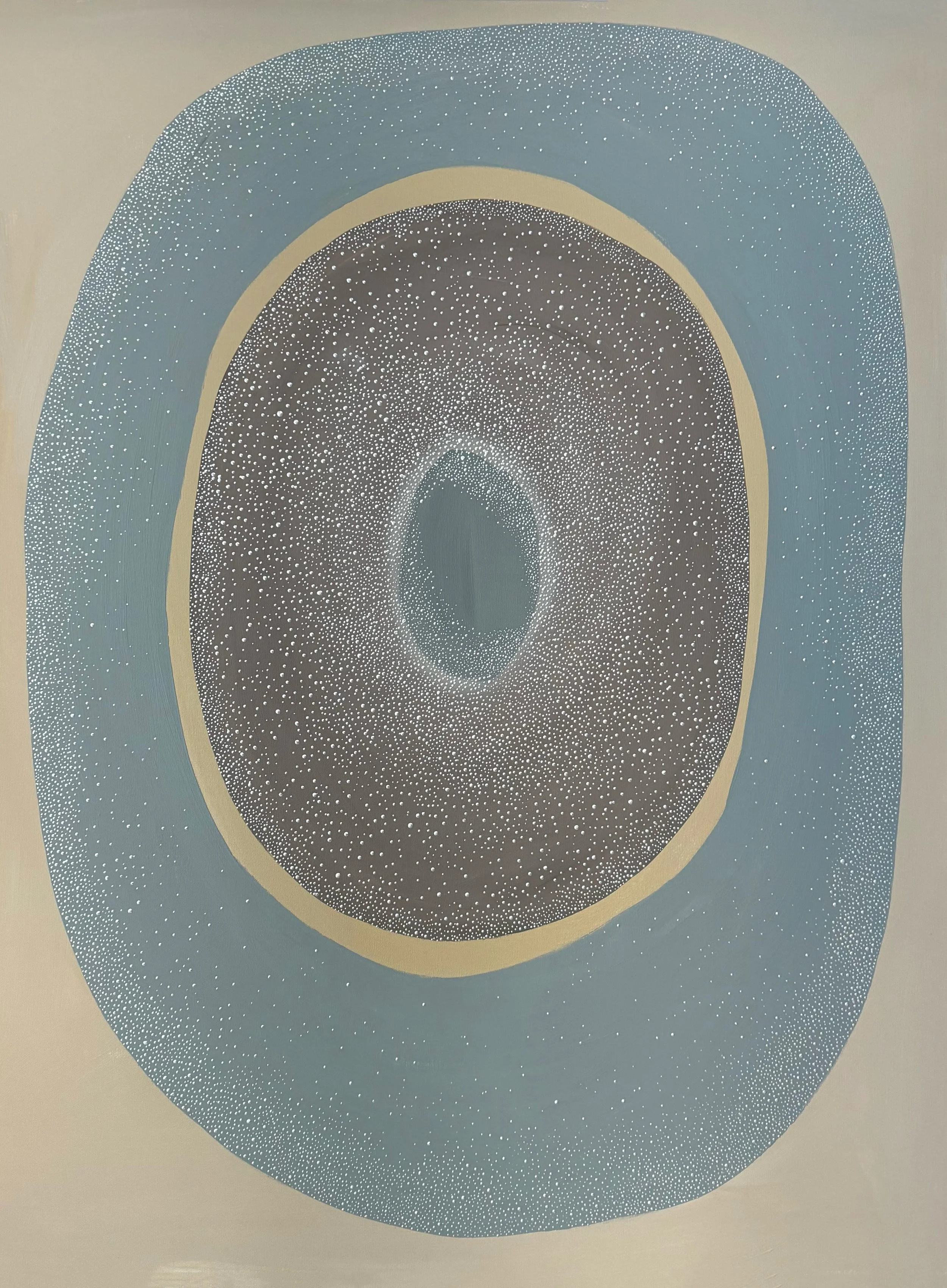 Listen, 2026, Acrylic on canvas, 48 x 36 inches