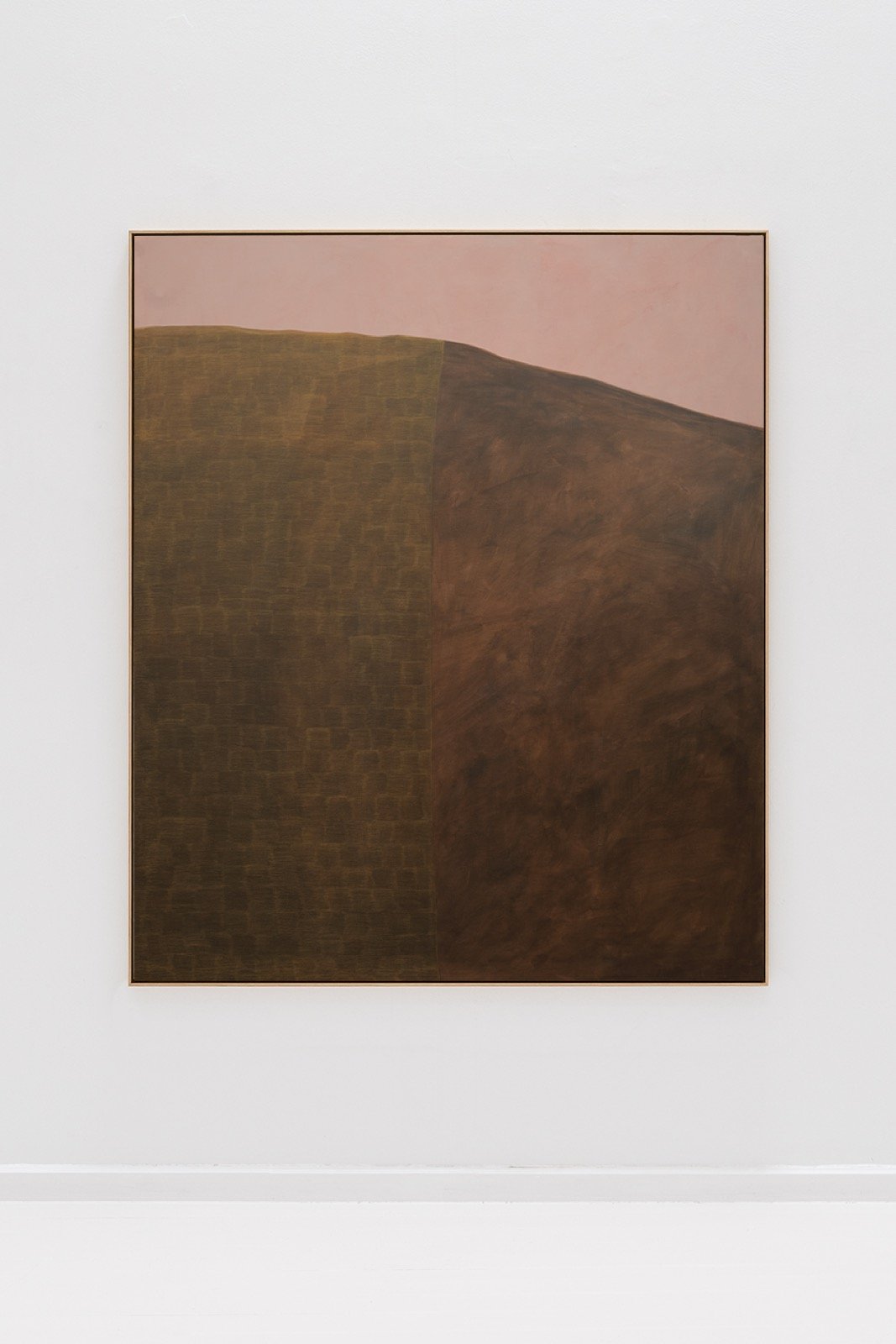 Maru Quiñonero, A WHISPER, 2026, Acrylic and pencil on canvas, 45.7 x 38.2 Inches, Framed