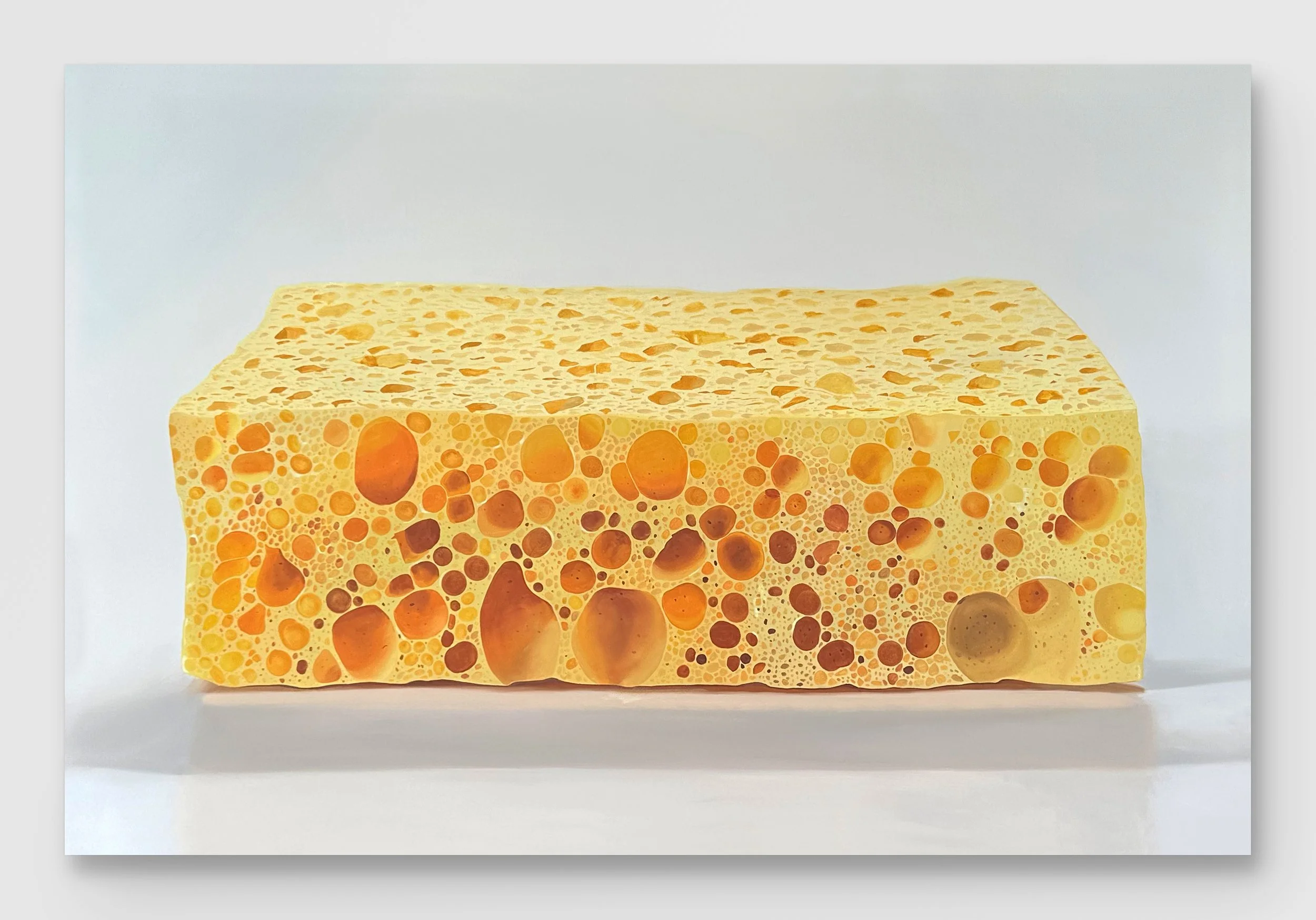 Gemma Gené, Sponge, 2025, Oil on canvas, 48 x 72 inches