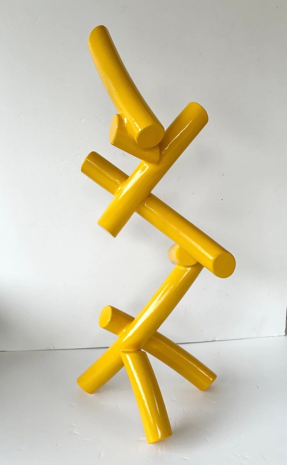 Mike Hansel, Switchback, 2026, Painted mild steel, 30 x 12 x 9 inches