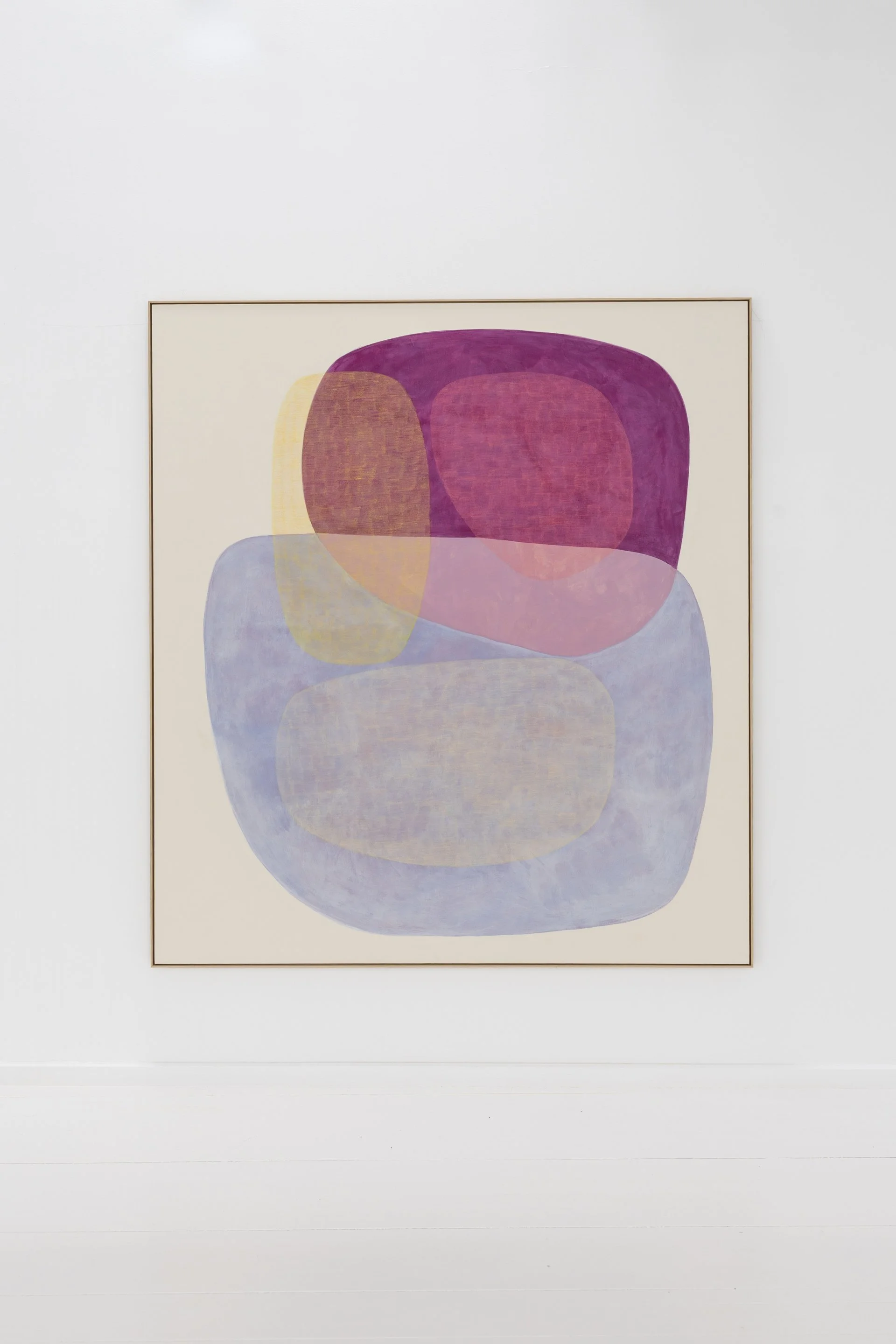 Maru Quiñonero, Acuérdate de mi, 2025, Acrylic and pencil on canvas, 79.7 x 71.85 x 1.37 in, Framed