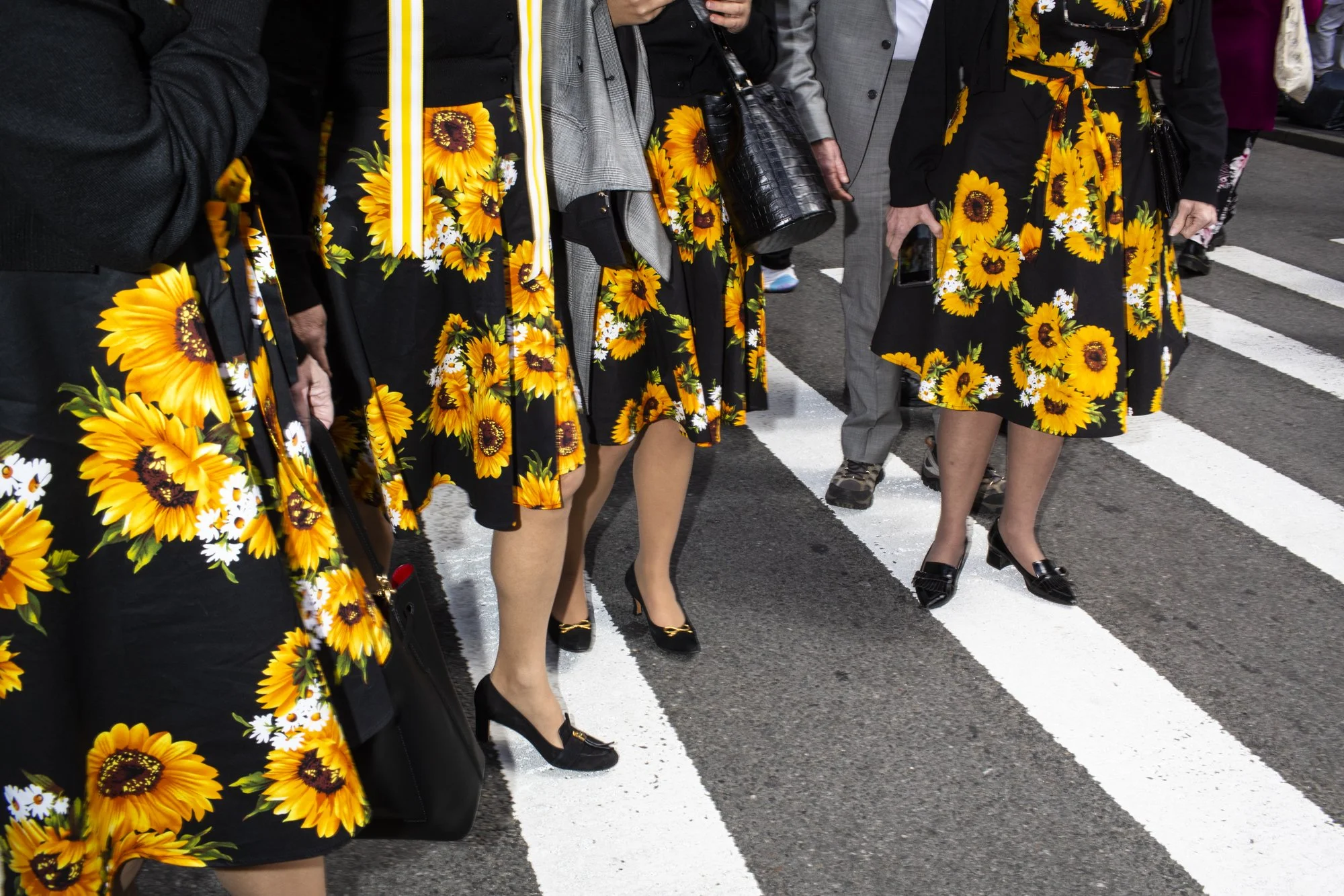 Landon Nordeman, Sunflowers, Easter Sunday, New York City, 2023, Edition 1 of 7, Archival Baryta Paper, 20 x 28 inches