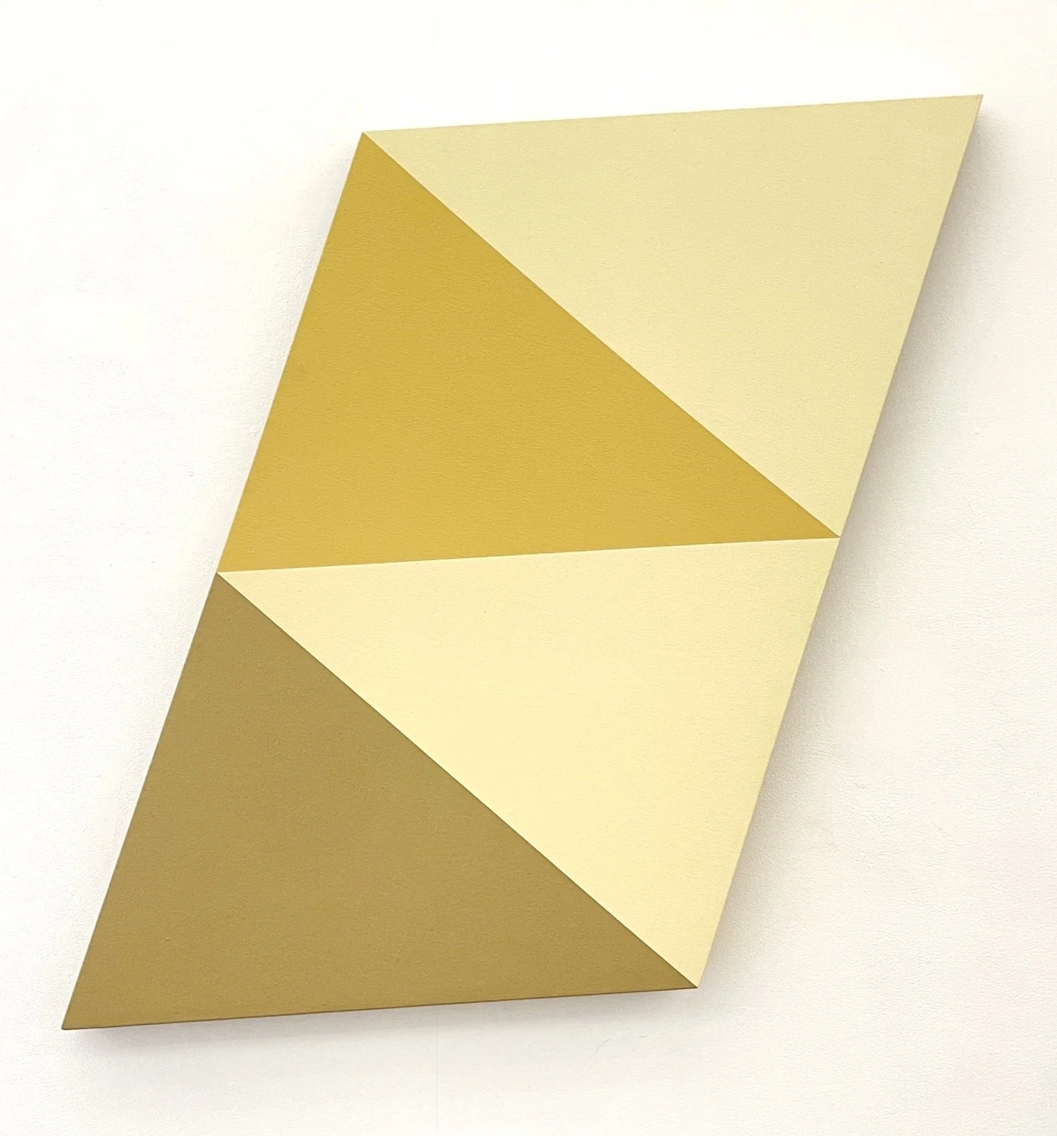 Jason Trotter, Proper Shape no. 12, 2023, Acrylic on canvas, 50 x 25 x 2.5 inches