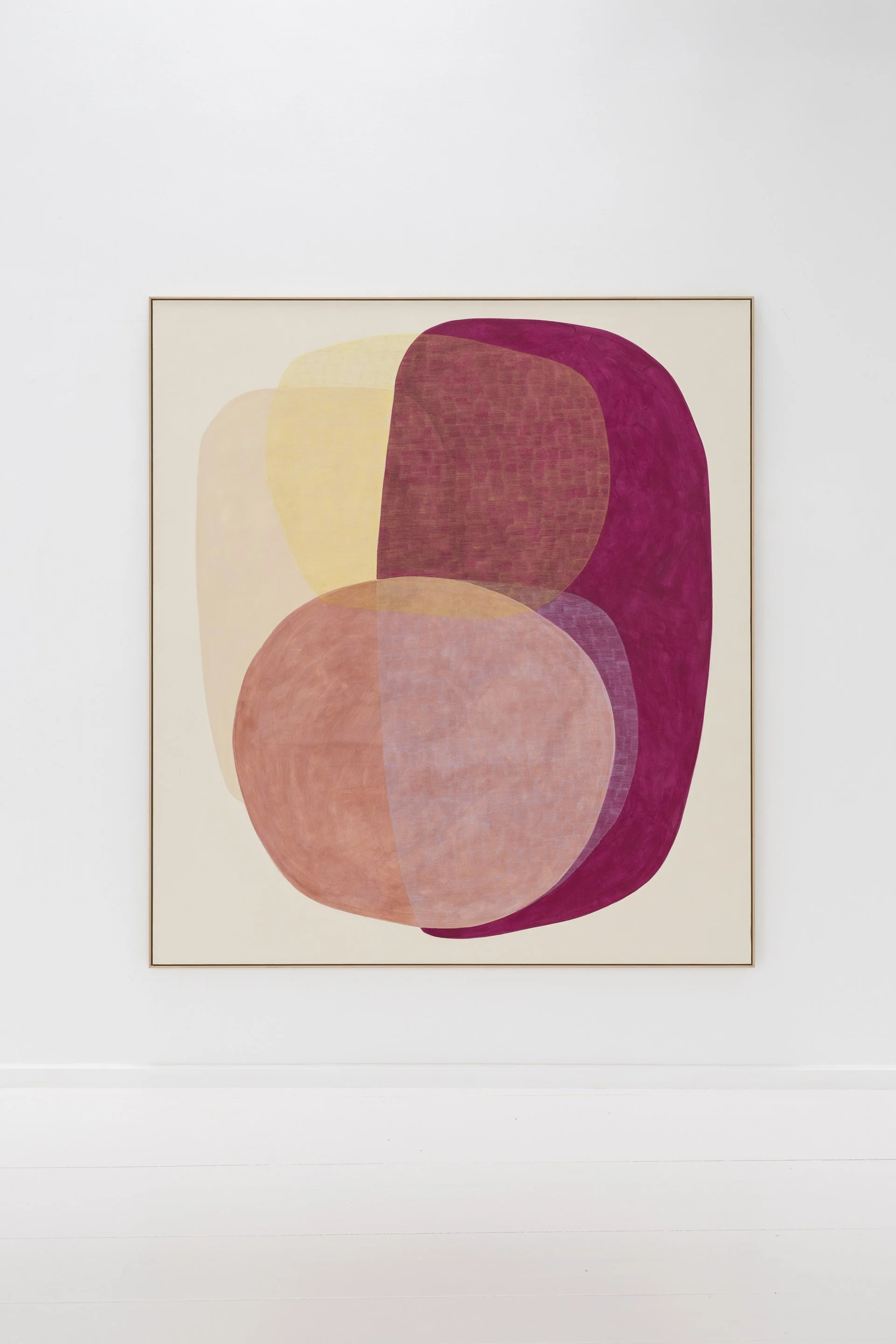Maru Quiñonero, La Posibilidad, 2025, Acrylic and pencil on canvas, 79.7 x 71.85 x 1.37 in, Framed