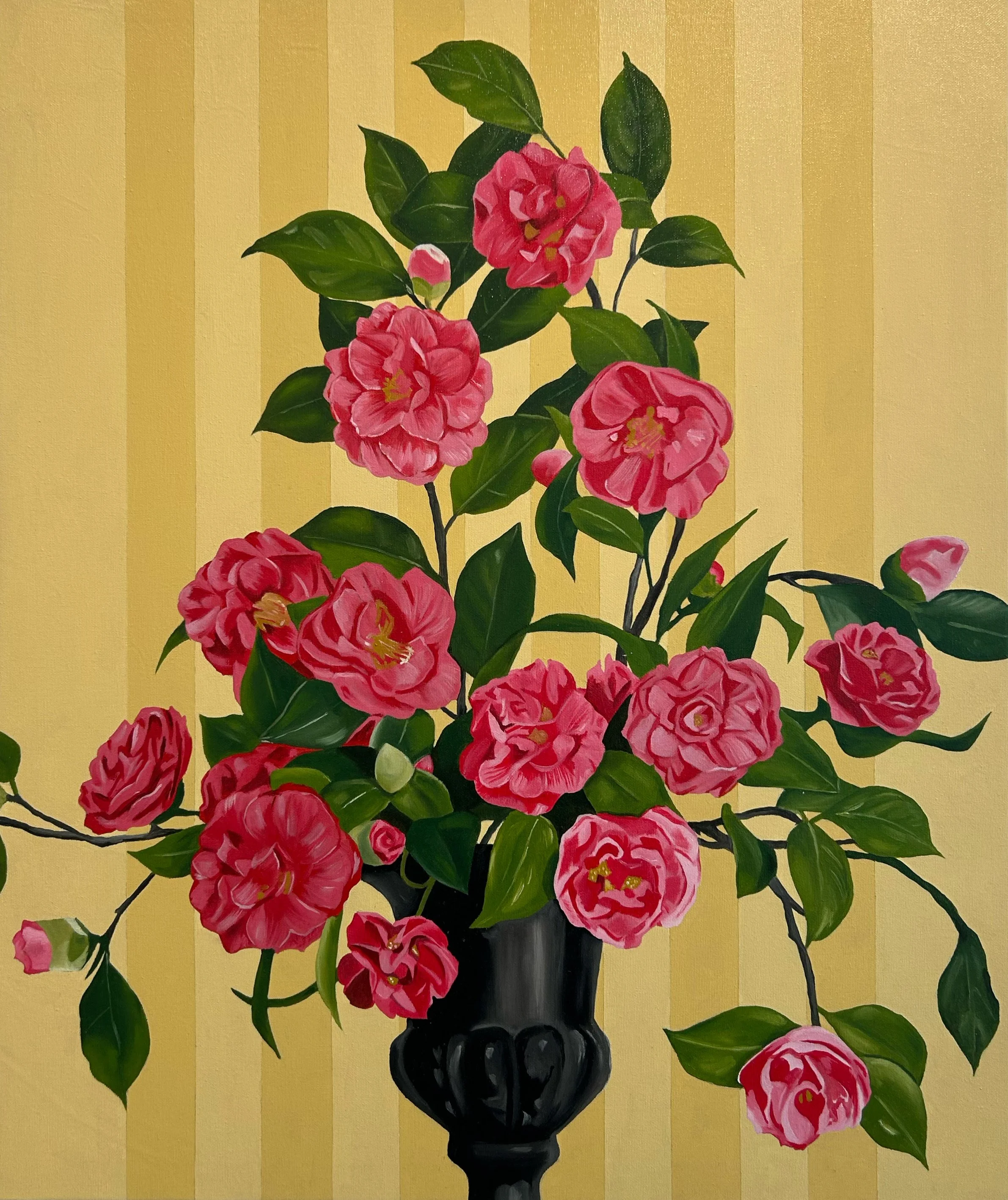 Daniel Adenitan,  The Garden Within, 2026, Oil and Acrylic on Canvas, 36 x 30 in