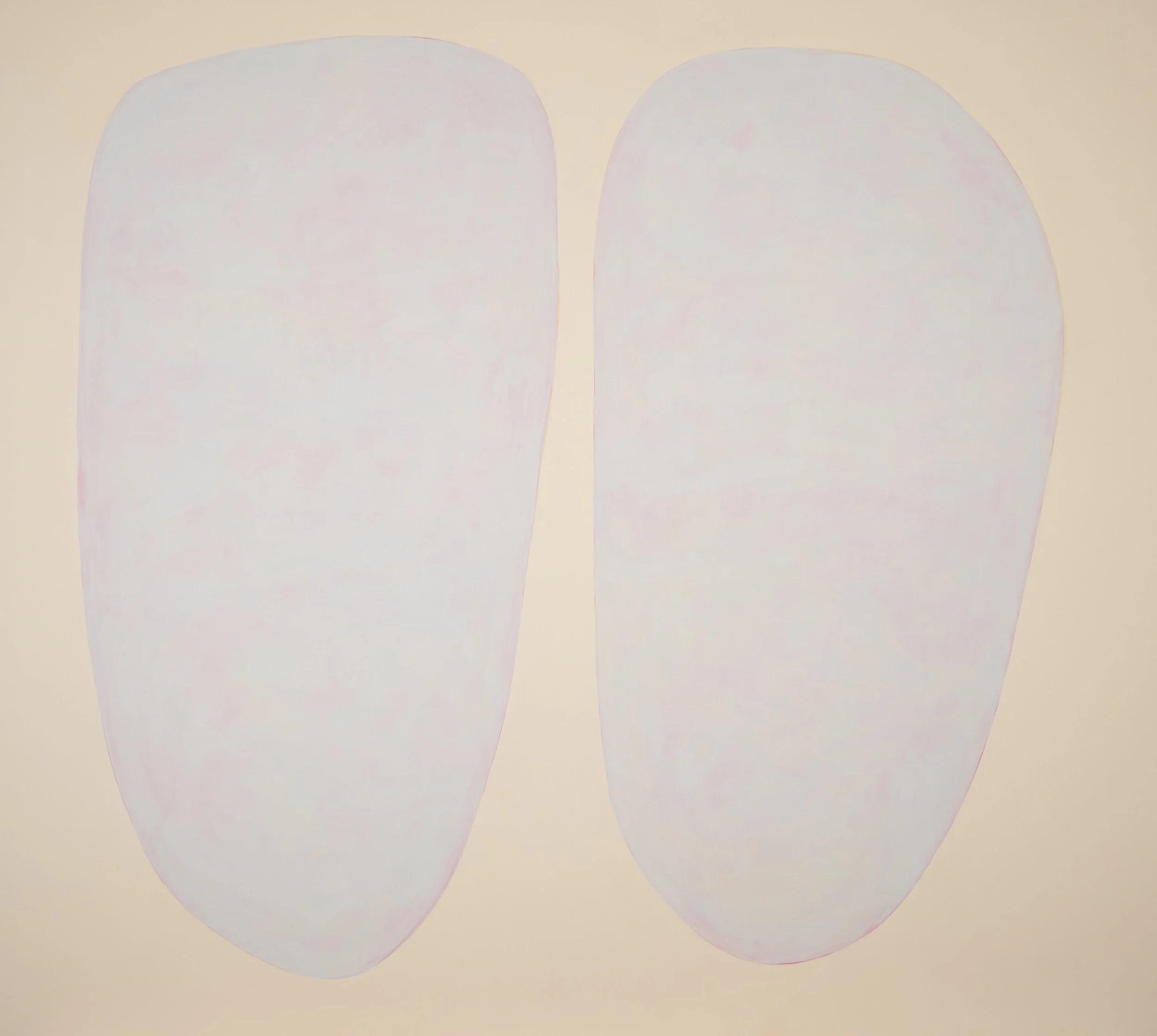 Maru Quiñonero, Dress Rehearsal, 2024, Acrylic and pencil on canvas, 70 x 78 in