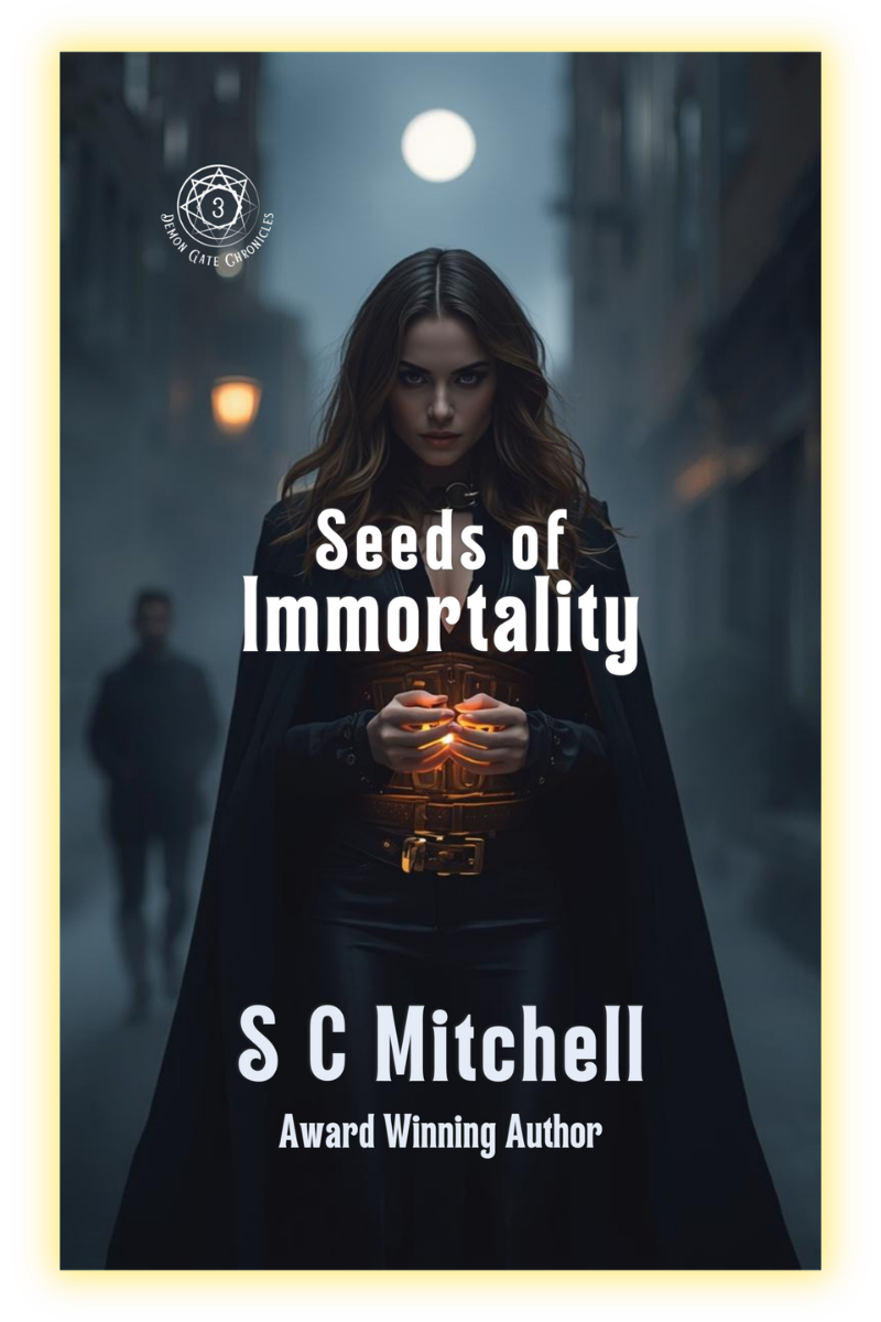 Cover of Seeds of Immortality Book 3 of S. C. Mitchell's Demon Gate Chronicles