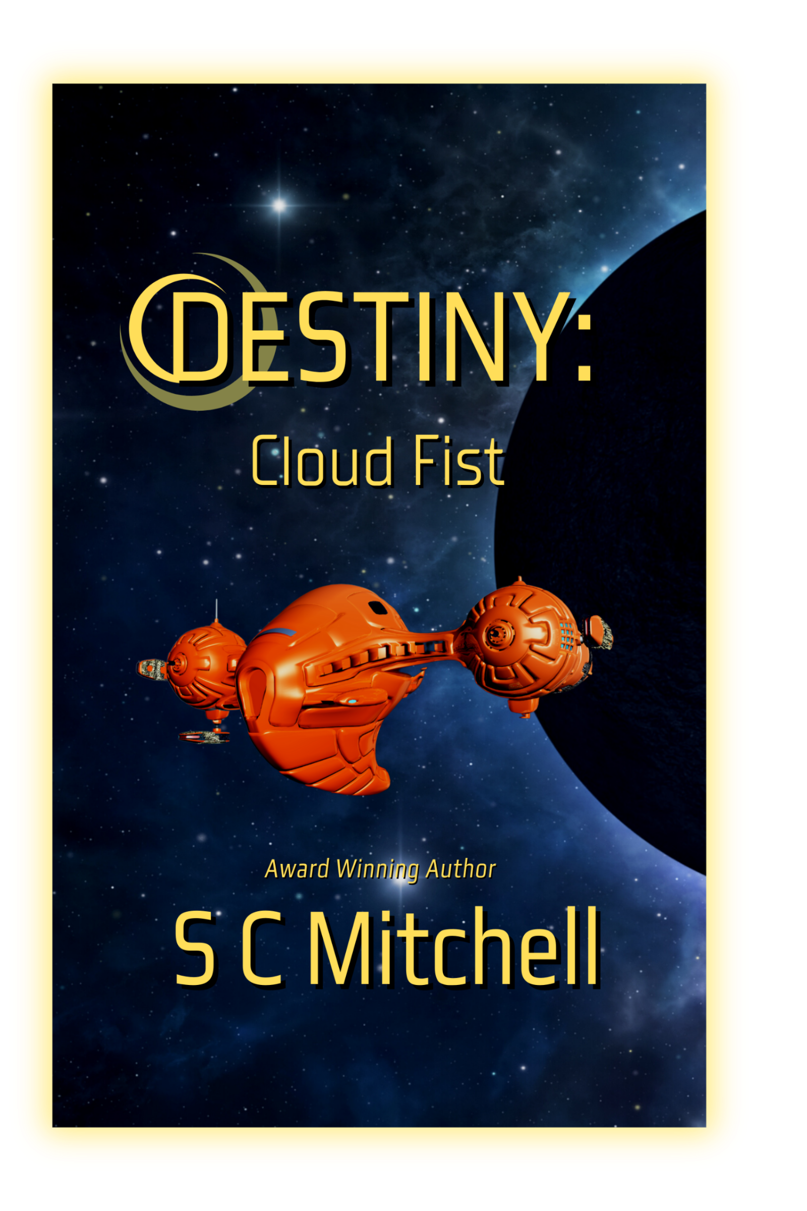 Cover of Destiny: Cloudfist from S. C. Mitchell's sci-fi series Destiny