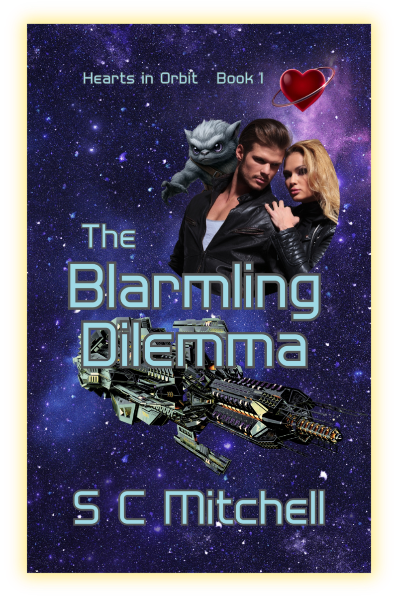 Cover of S C Mitchell's The Blarmling Dilemma Book 1 in the Hearts in Orbit series