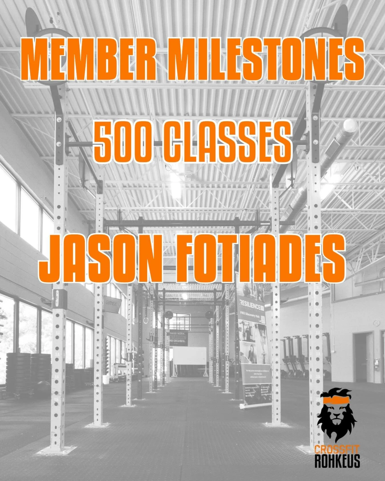 𝐂𝐎𝐍𝐆𝐑𝐀𝐓𝐒 𝐉𝐀𝐒𝐎𝐍!! 🎉

Jason just hit 𝟓𝟎𝟎 𝐜𝐥𝐚𝐬𝐬𝐞𝐬 at CrossFit Rohkeus! He&rsquo;s been with us over 2️⃣ years, and his consistency is paying off! Jason is now crushing double unders, toes to bar, pull ups, and all things barbell!
