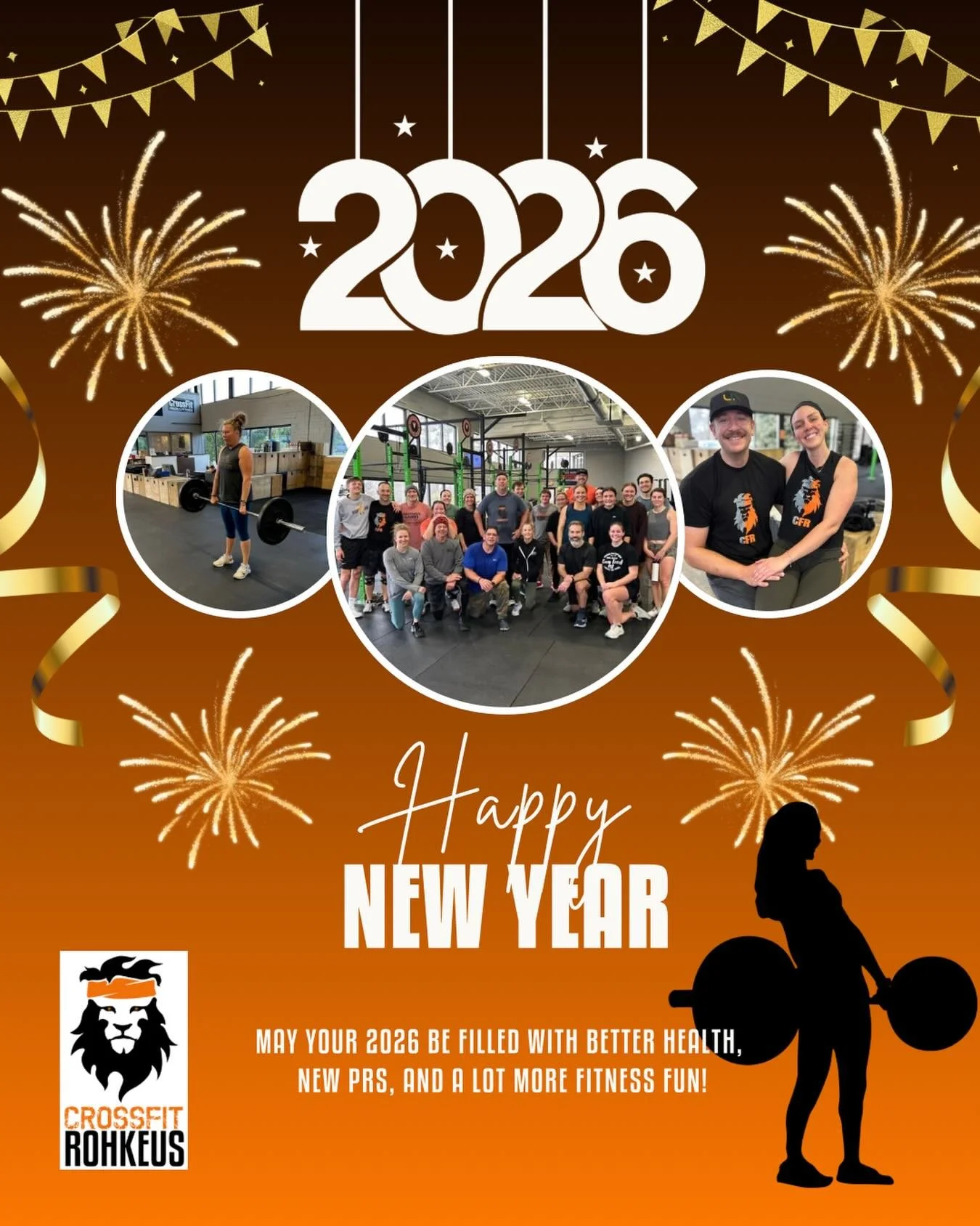 𝐇𝐀𝐏𝐏𝐘 𝐍𝐄𝐖 𝐘𝐄𝐀𝐑! 🎇

For some, a new year means a fresh start. To others, it means the next step. 👣 Wherever you are on your journey, we want to be YOUR GYM! 💪🏼 We provide you with an environment that supports you as a person and your f