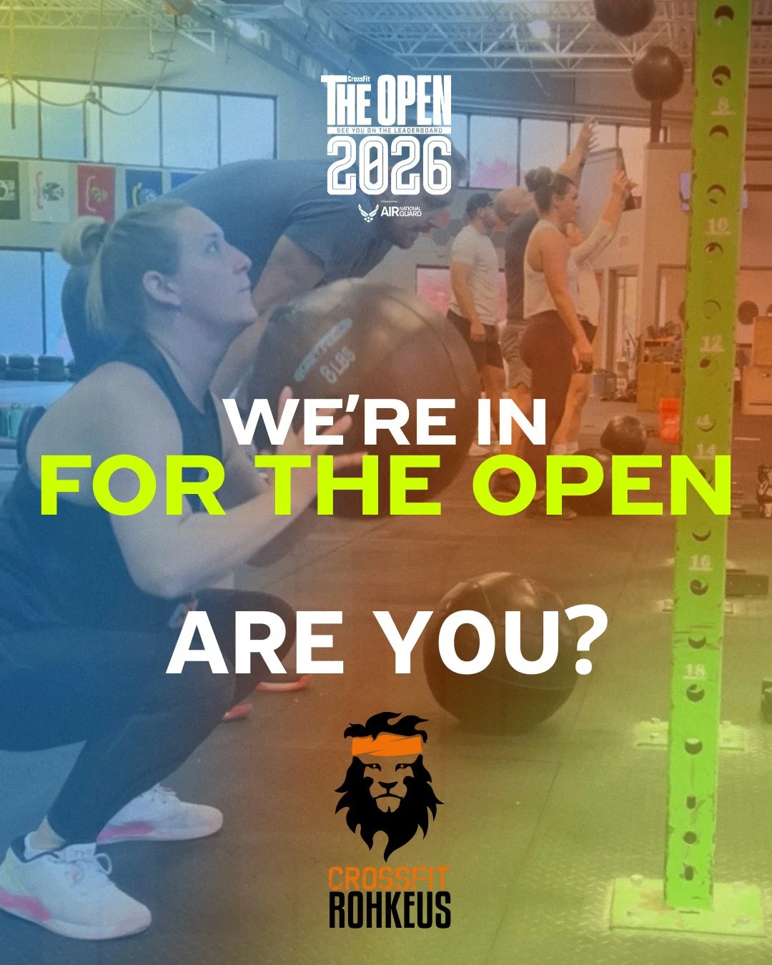 𝐖𝐞&rsquo;𝐫𝐞 𝐢𝐧 𝐟𝐨𝐫 𝐭𝐡𝐞 𝐎𝐩𝐞𝐧... 𝐀𝐫𝐞 𝐘𝐎𝐔? 🙋🏼&zwj;♀️

This is the most enchanting season of the year&mdash; something truly unique takes place at every CrossFit Affiliate. 

It's a moment for pushing your limits further than you 