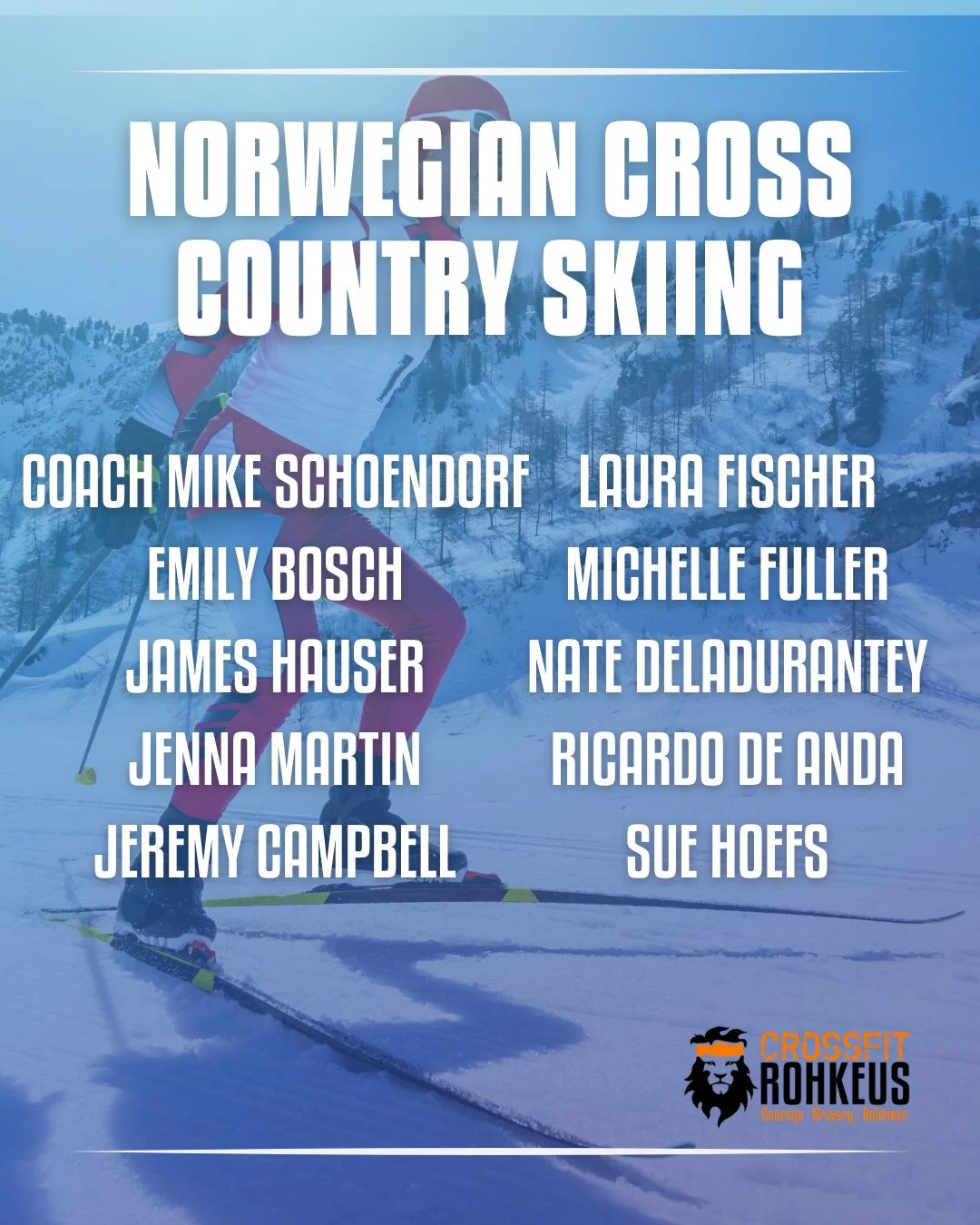 𝐎𝐮𝐫 𝟐𝟎𝟐𝟔 𝐈𝐧𝐭𝐫𝐚𝐦𝐮𝐫𝐚𝐥 𝐎𝐩𝐞𝐧 𝐭𝐞𝐚𝐦𝐬 𝐚𝐫𝐞 𝐬𝐞𝐭! 🤩

Taking on the Winter Olympics theme, our Rohkees are ready to represent their teams and showcase what the true spirit of the CrossFit Open is about! 👯&zwj;♀️ 

It&rsquo;s ti