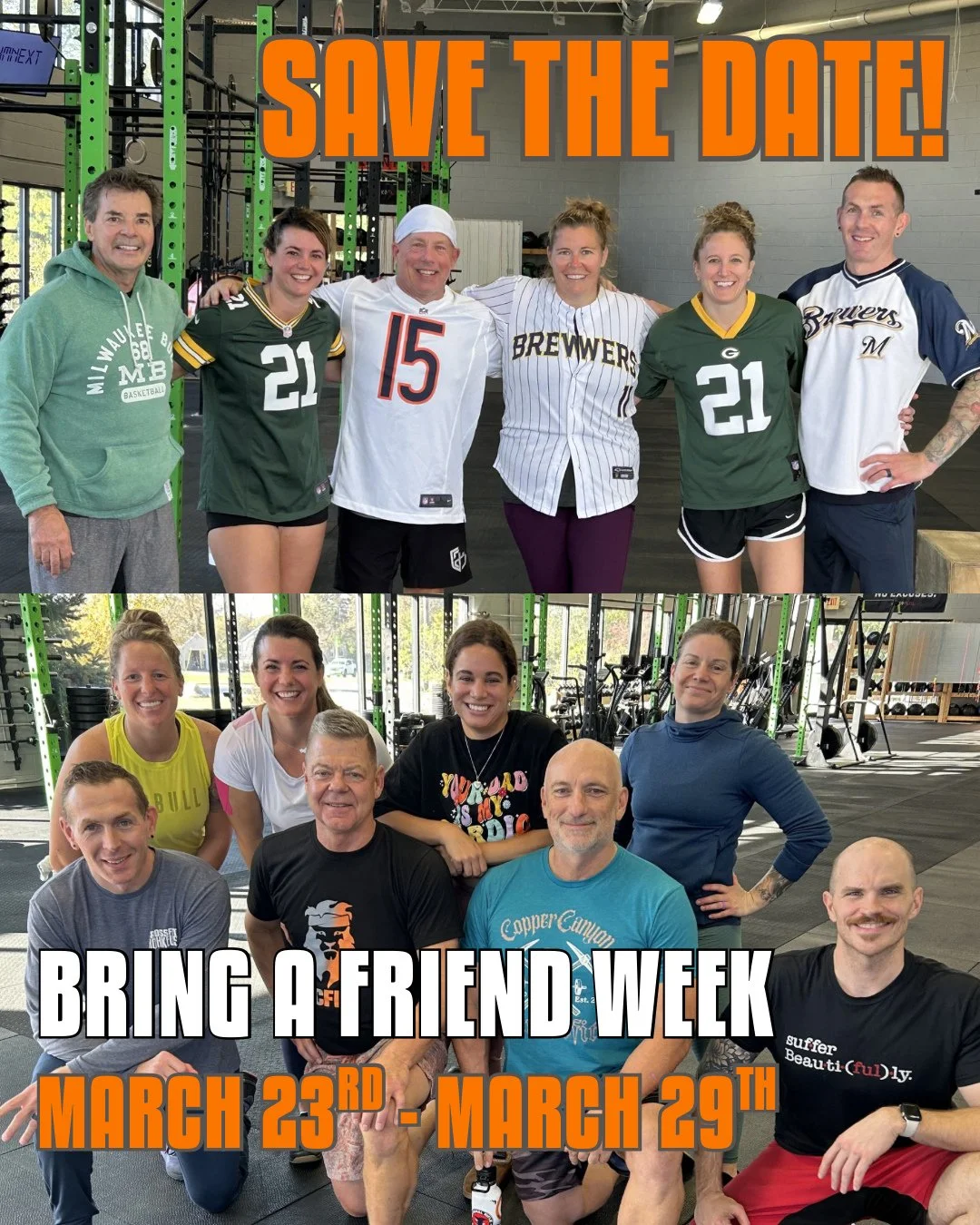 We are 1️⃣ month out from our 𝐁𝐫𝐢𝐧𝐠 𝐚 𝐅𝐫𝐢𝐞𝐧𝐝 𝐖𝐞𝐞𝐤! 🎉

Grab your friends, grab your neighbors, grab some stranger (as long as they&rsquo;re cool) and join us for an 𝐄𝐏𝐈𝐂 week! Get ready for themes, games, and prizes with lots of f