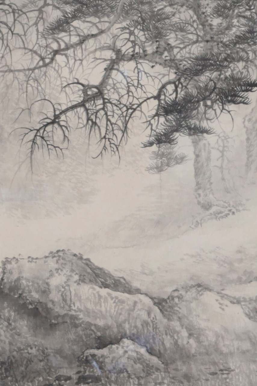 1. 钟士敏 携杖访幽图 34x233cm 绢本-05-00.png
