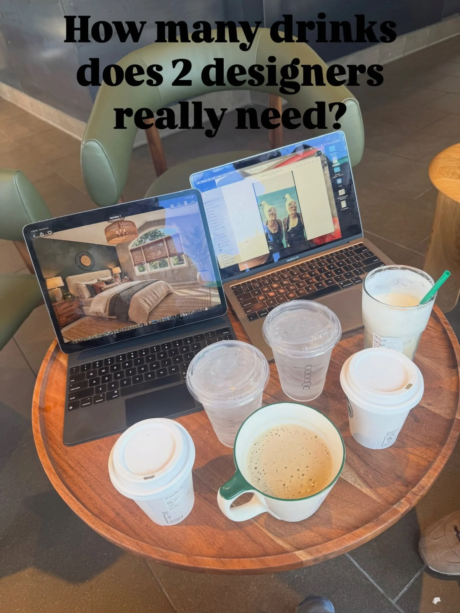 We may have a drinking problem🤪😂! #jmhomedesigns_  #starbucks