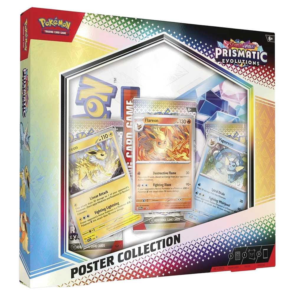[BREAK] Pokémon Scarlet & Violet: Prismatic Evolutions Poster Collection