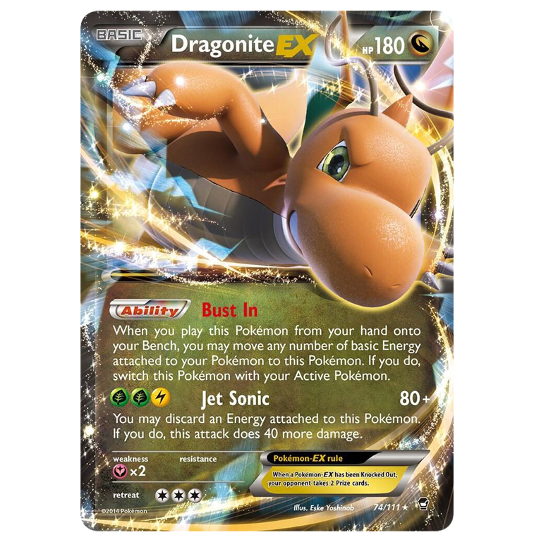Dragonite EX - XY - Furious Fists