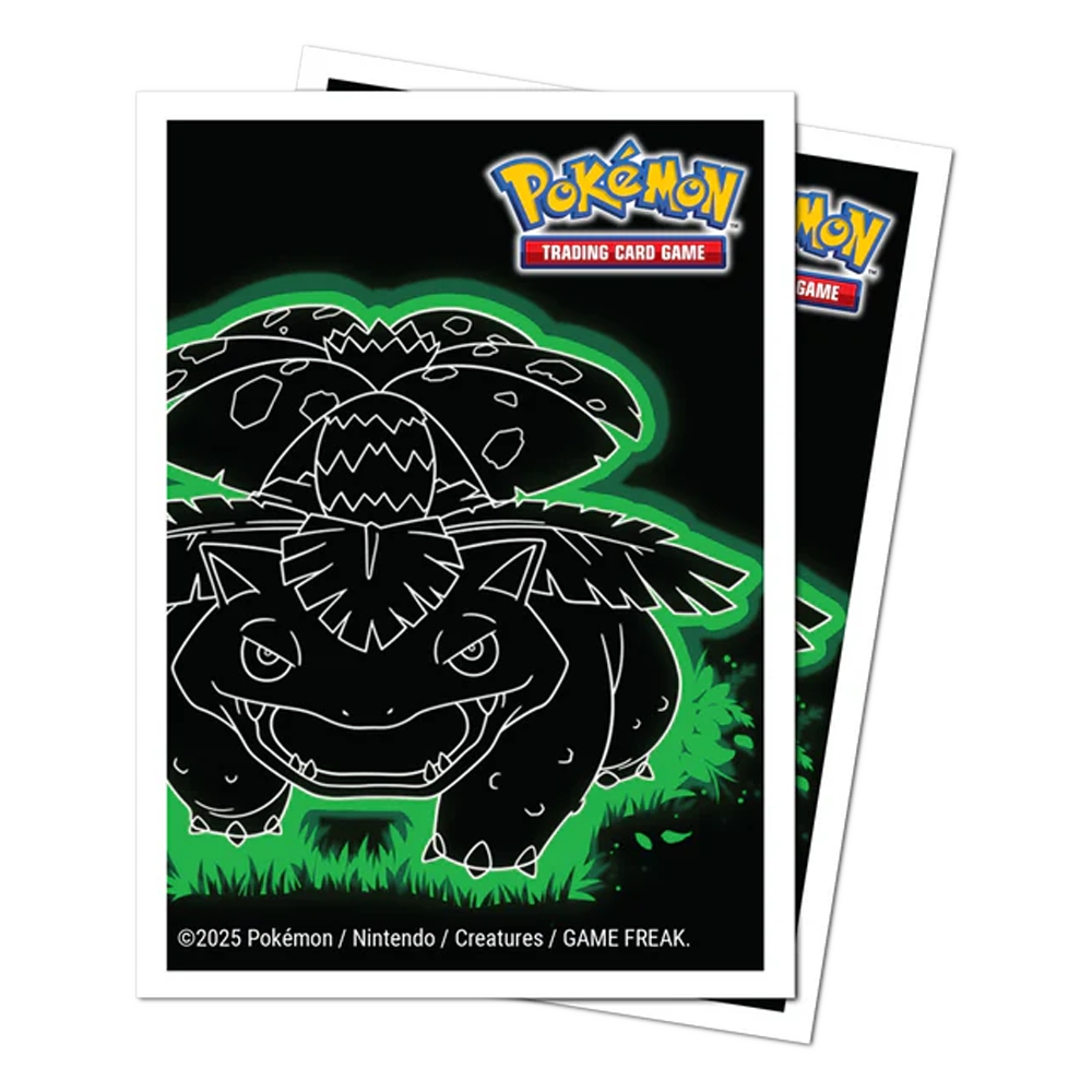 Ultra Pro APEX DECK PROTECTOR® Sleeves - Pokémon Neon Kanto - Venusaur (105 ct)