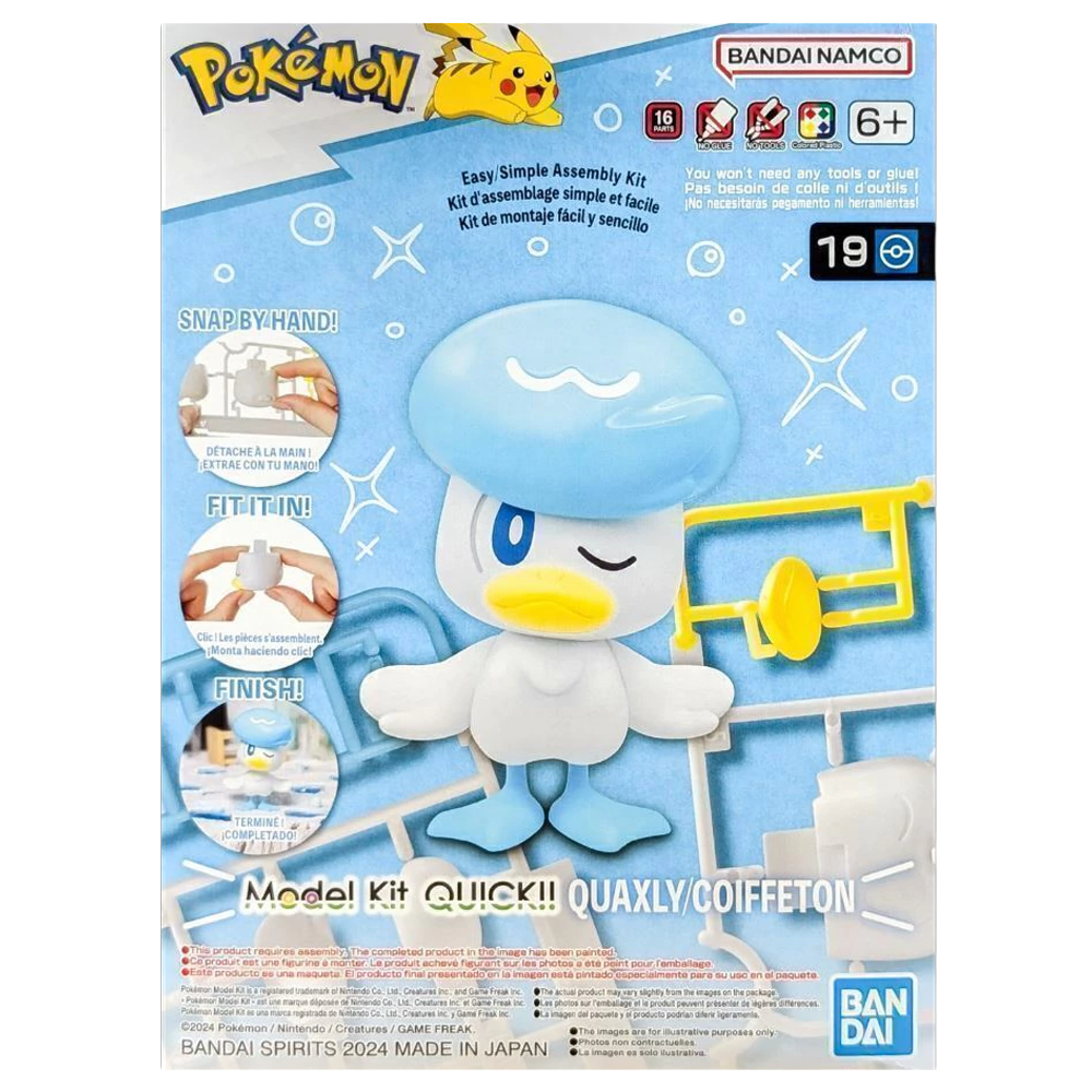 Pokémon Quaxly Model Kit QUICK!!