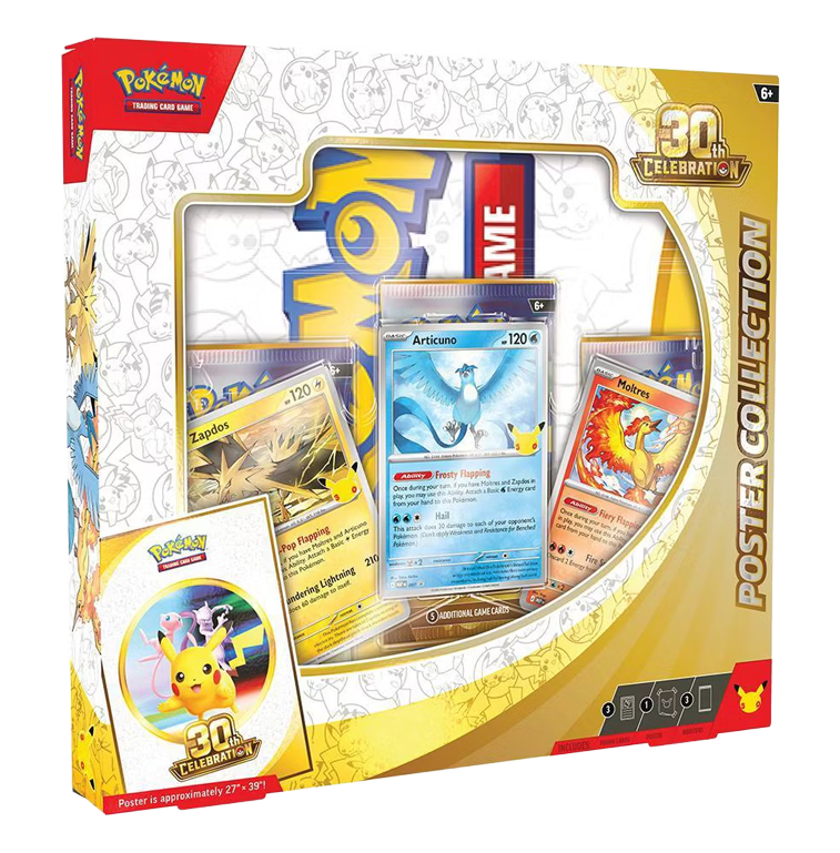 [BREAK] Pokémon 30th Celebration Poster Collection  [LIMIT 1]